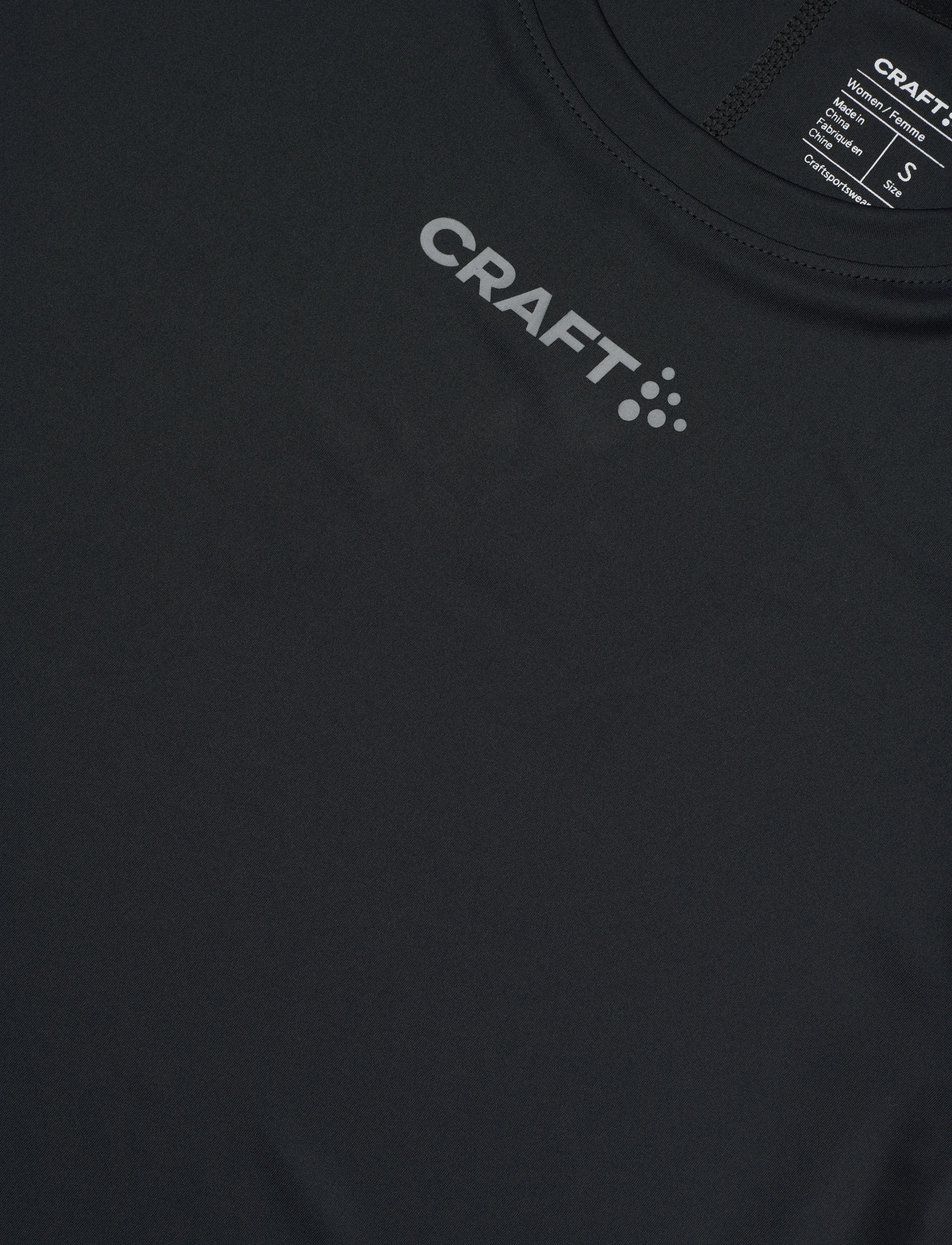 Craft - Core Essence Ss Tee 2 W - t-shirts - black - 3