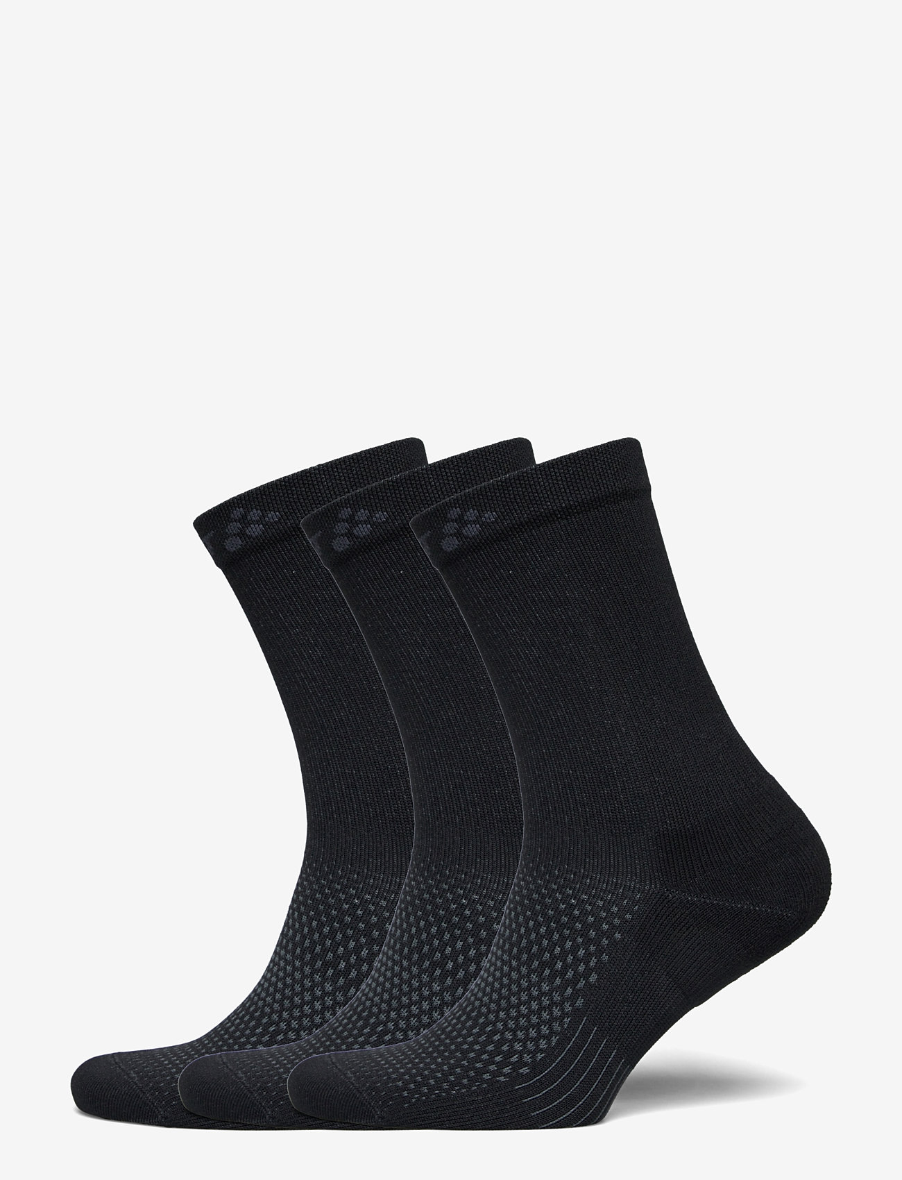 Craft - ACTIVE HIGH SOCK 3-PACK - laveste priser - black - 0