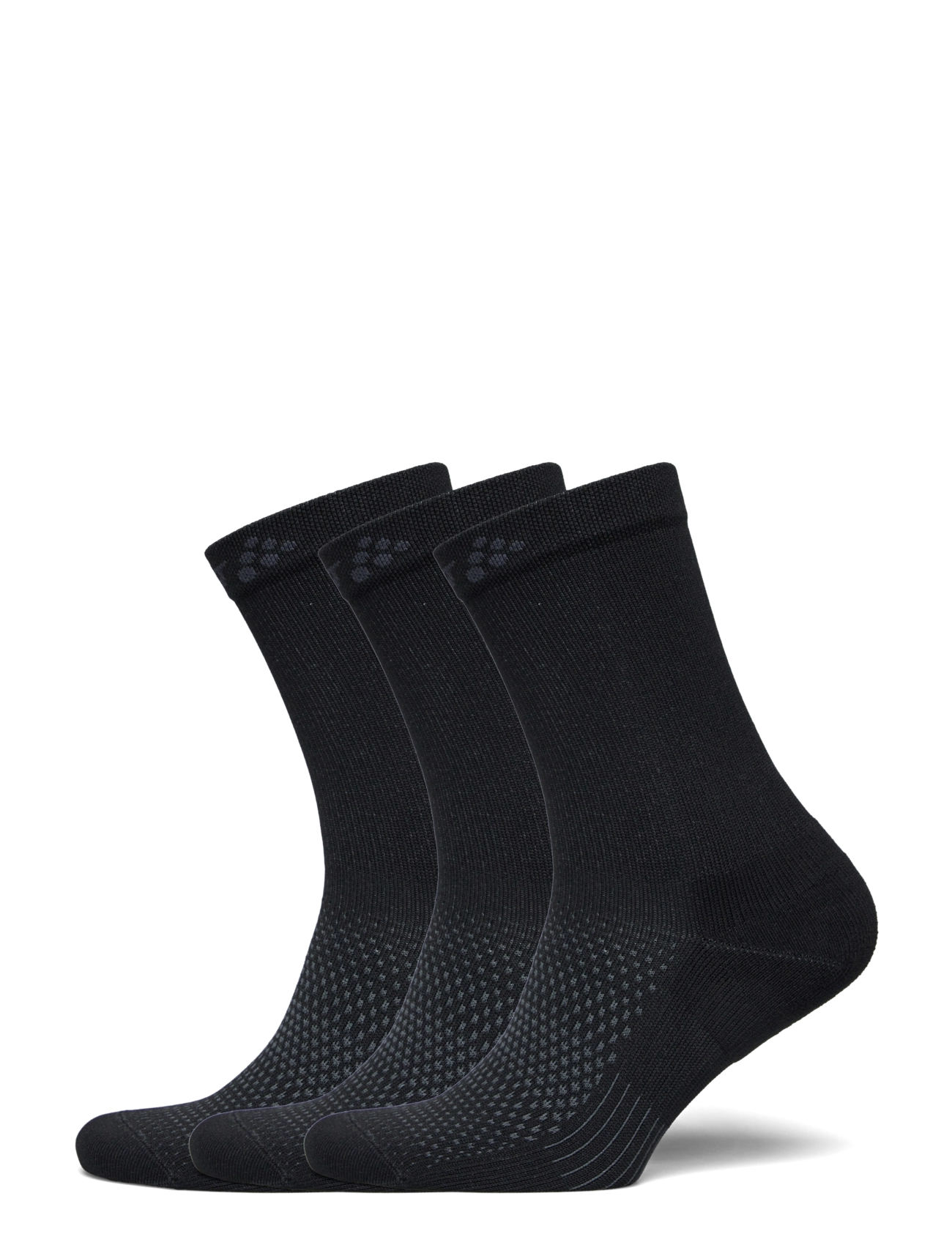 Craft Active High Sock 3-Pack - Kläder - BLACK / black