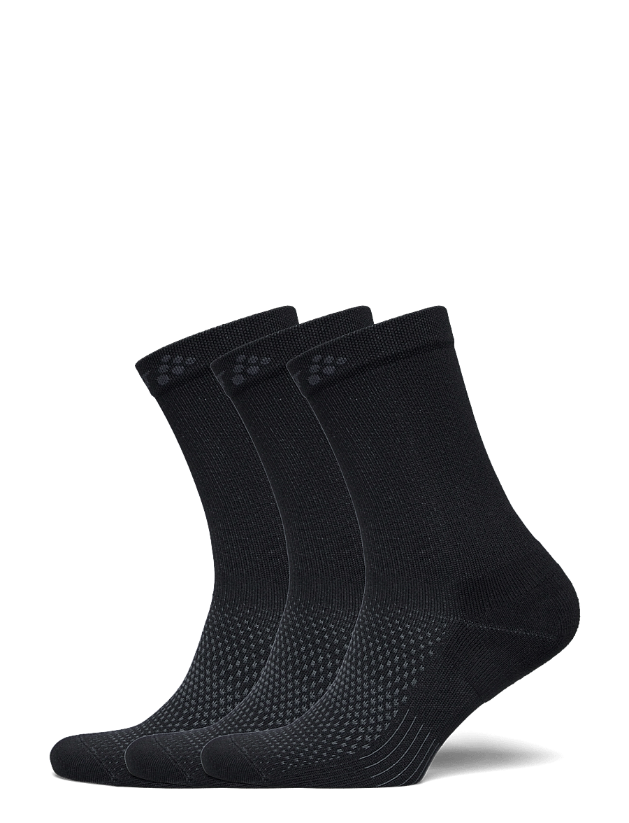Craft - Active High Sock 3-Pack - strümpfe - black - 0