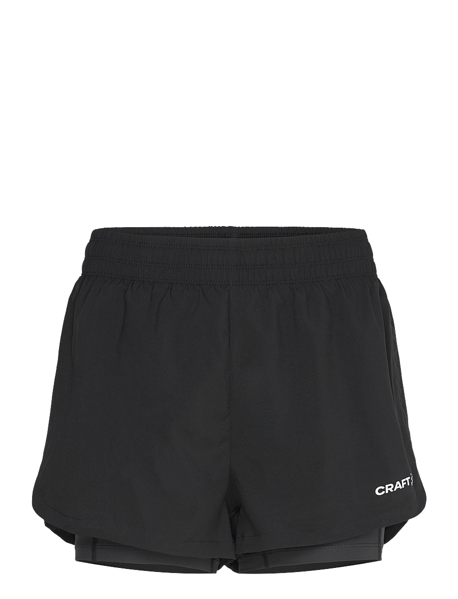 Craft - ADV ESSENCE 2-IN-1 SHORTS 2 W - lühikesed jooksupüksid - black - 0