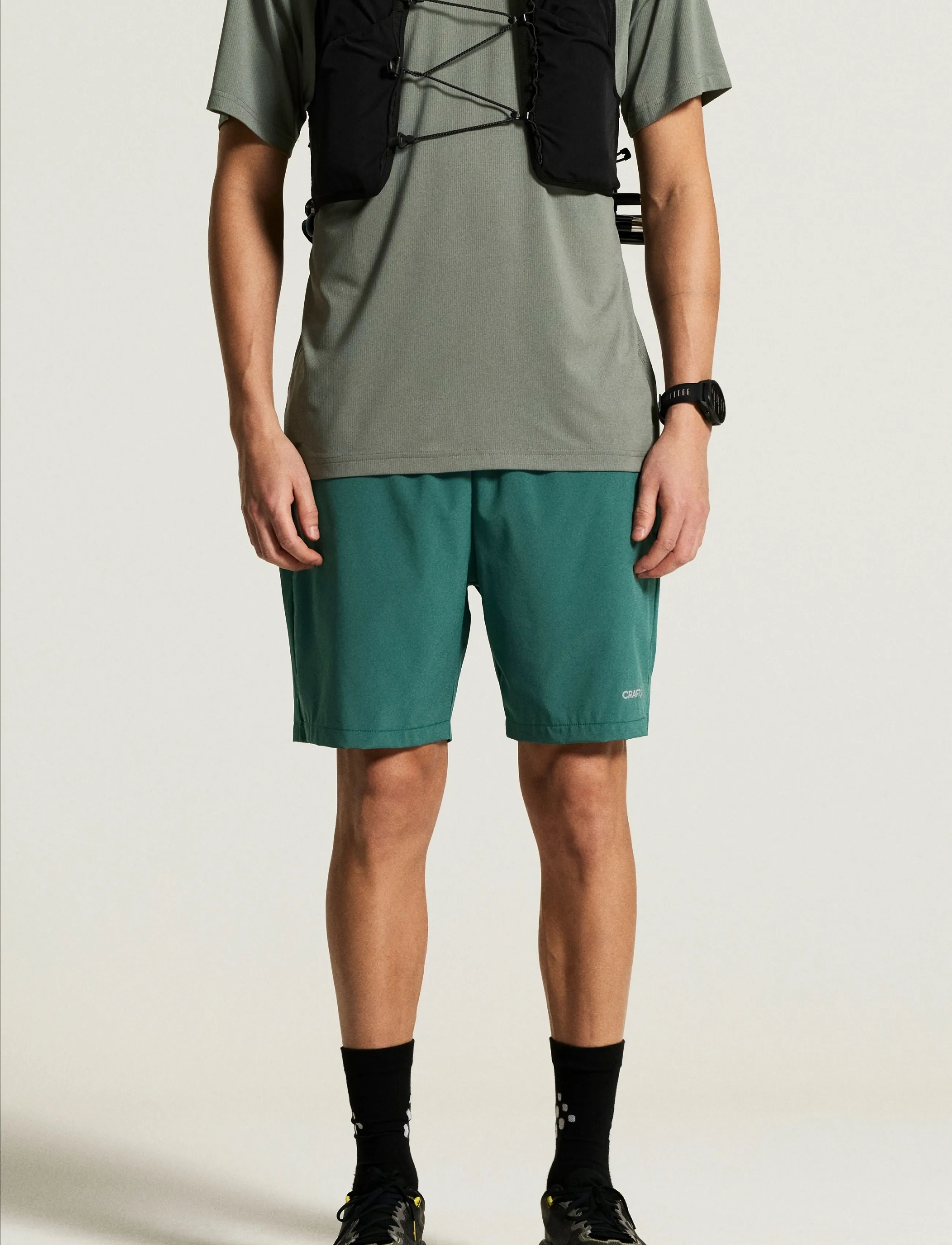 Craft Adv Essence Shorts M, S, Green, Sport Shorts > Sport Training Shorts, Herre