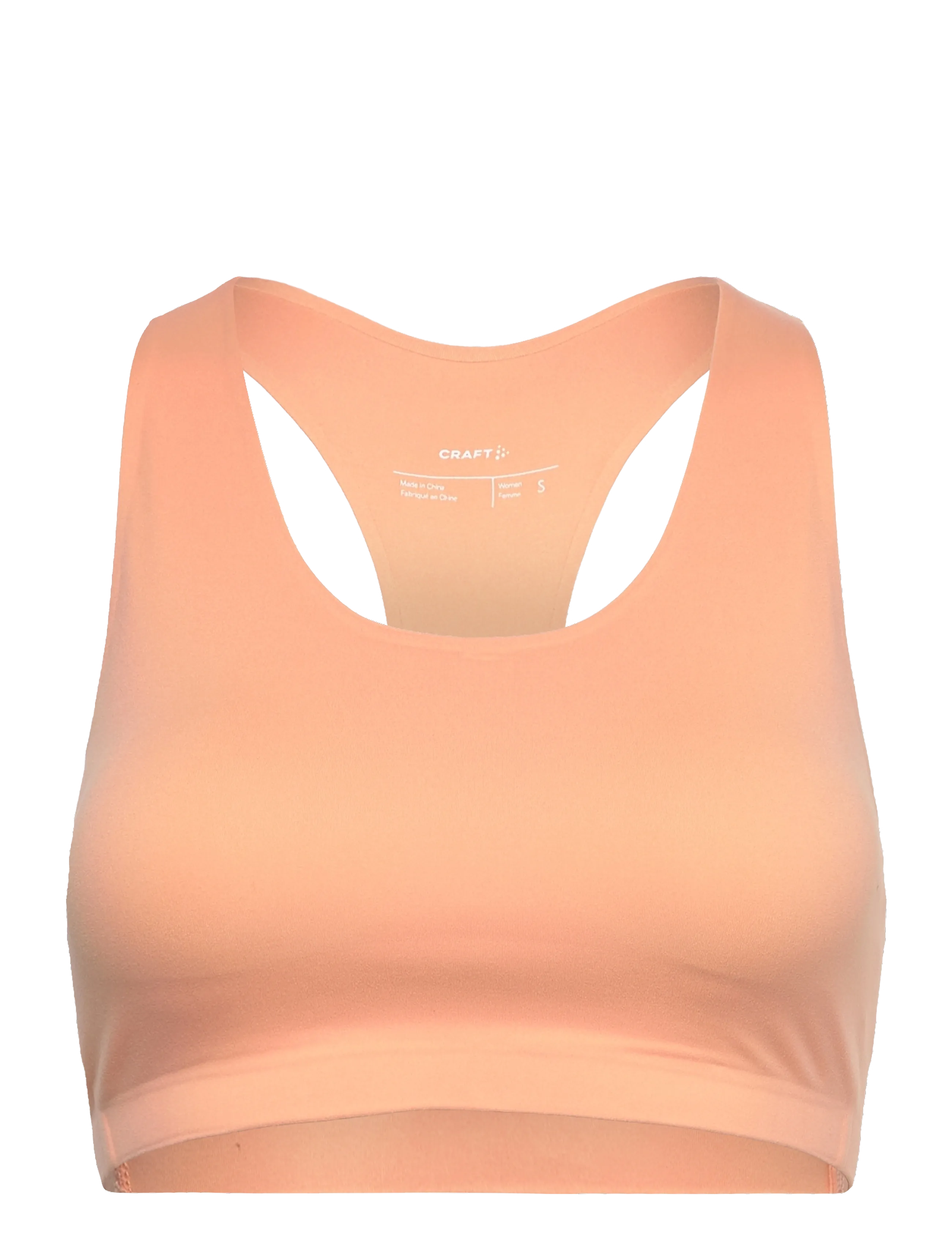 Craft Collective Padded Sports Bra W, L, Coral, Sport Clothing > Sport Bras - All, Dame