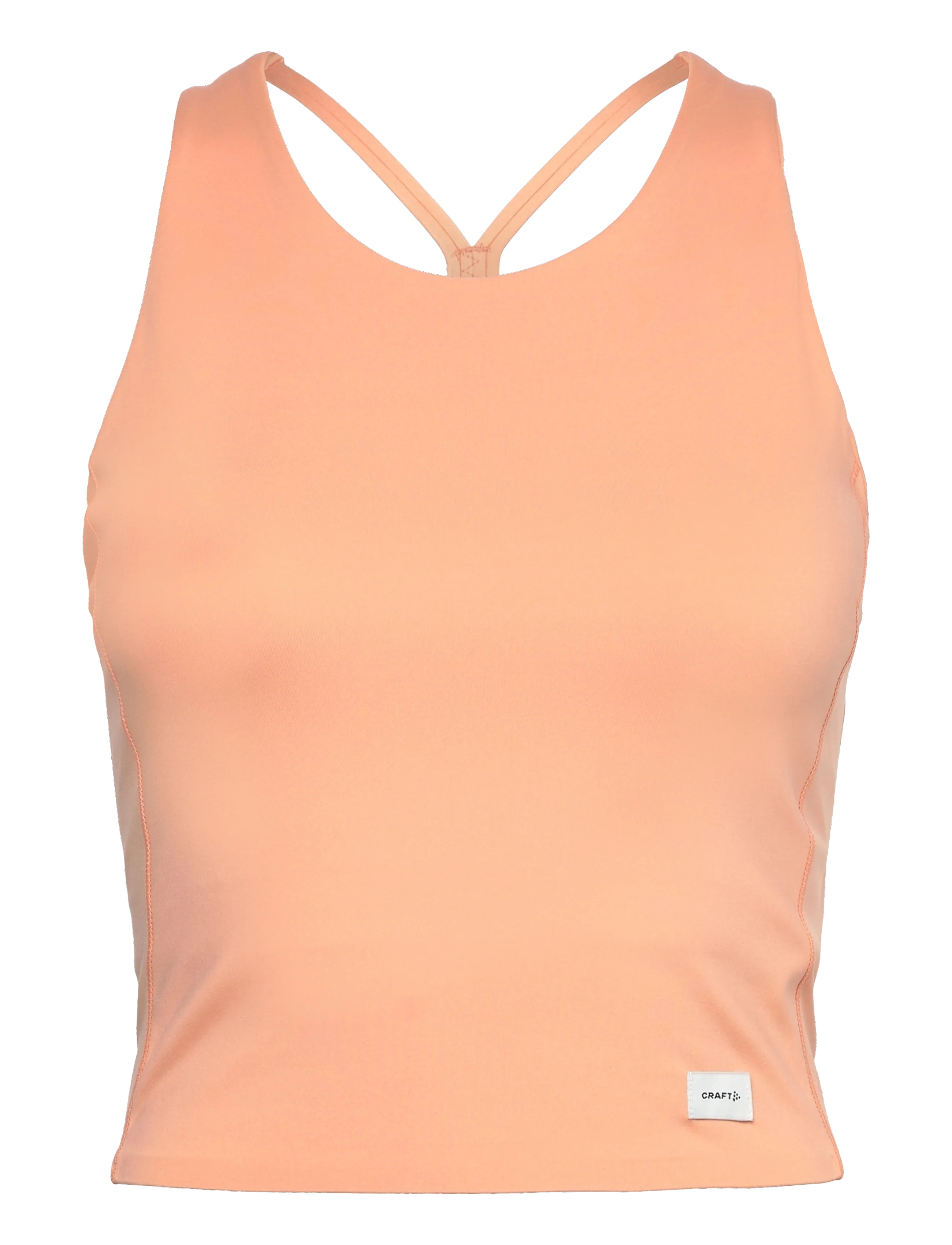 Craft Collective Cropped Singlet W - Craft - APRICOT / coral