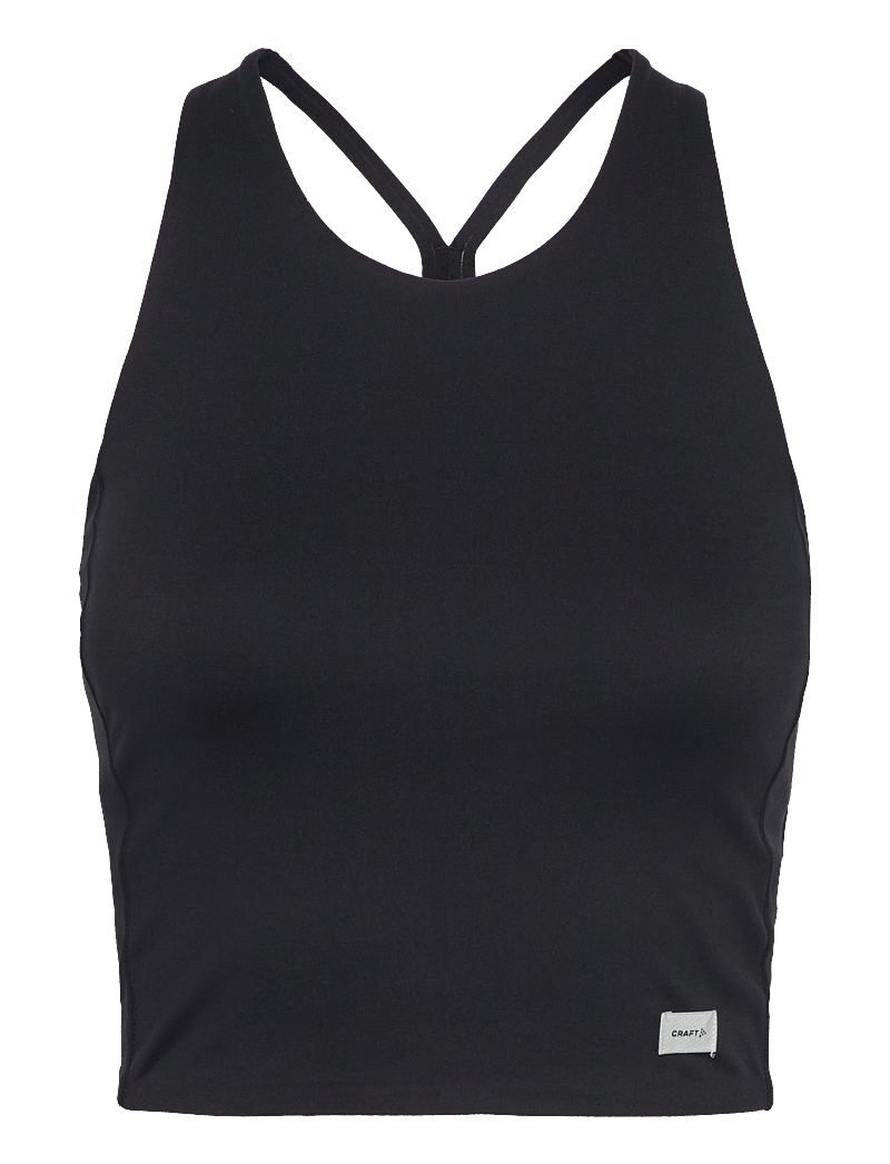 Craft - Collective Cropped Singlet W - crop tops - black - 1