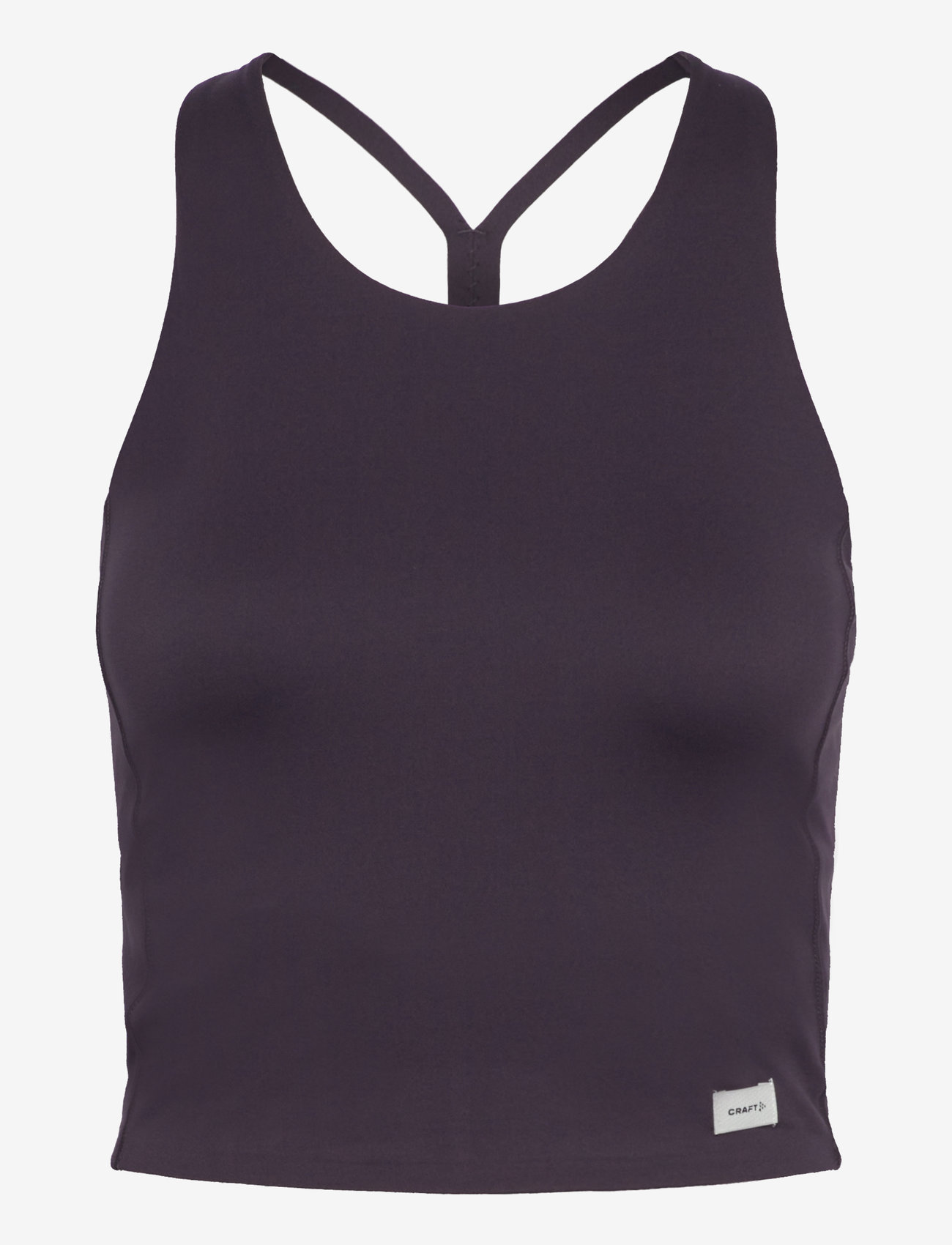 Craft - Collective Cropped Singlet W - sports bras - dk plum - 1