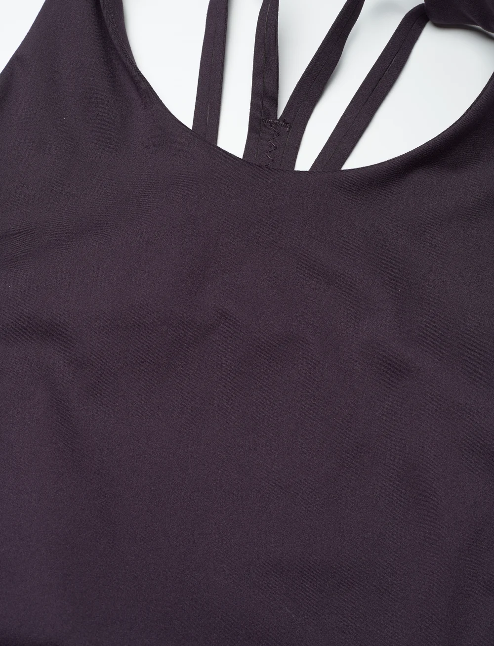 Craft - Collective Cropped Singlet W - sport-bhs - dk plum - 2