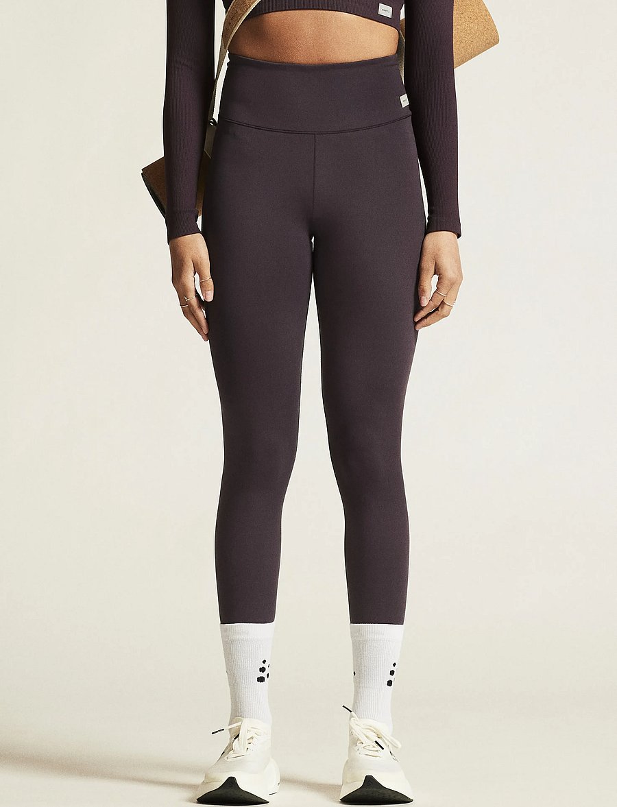 Craft - Collective 7/8 Tights W - training tights - dk plum - 0