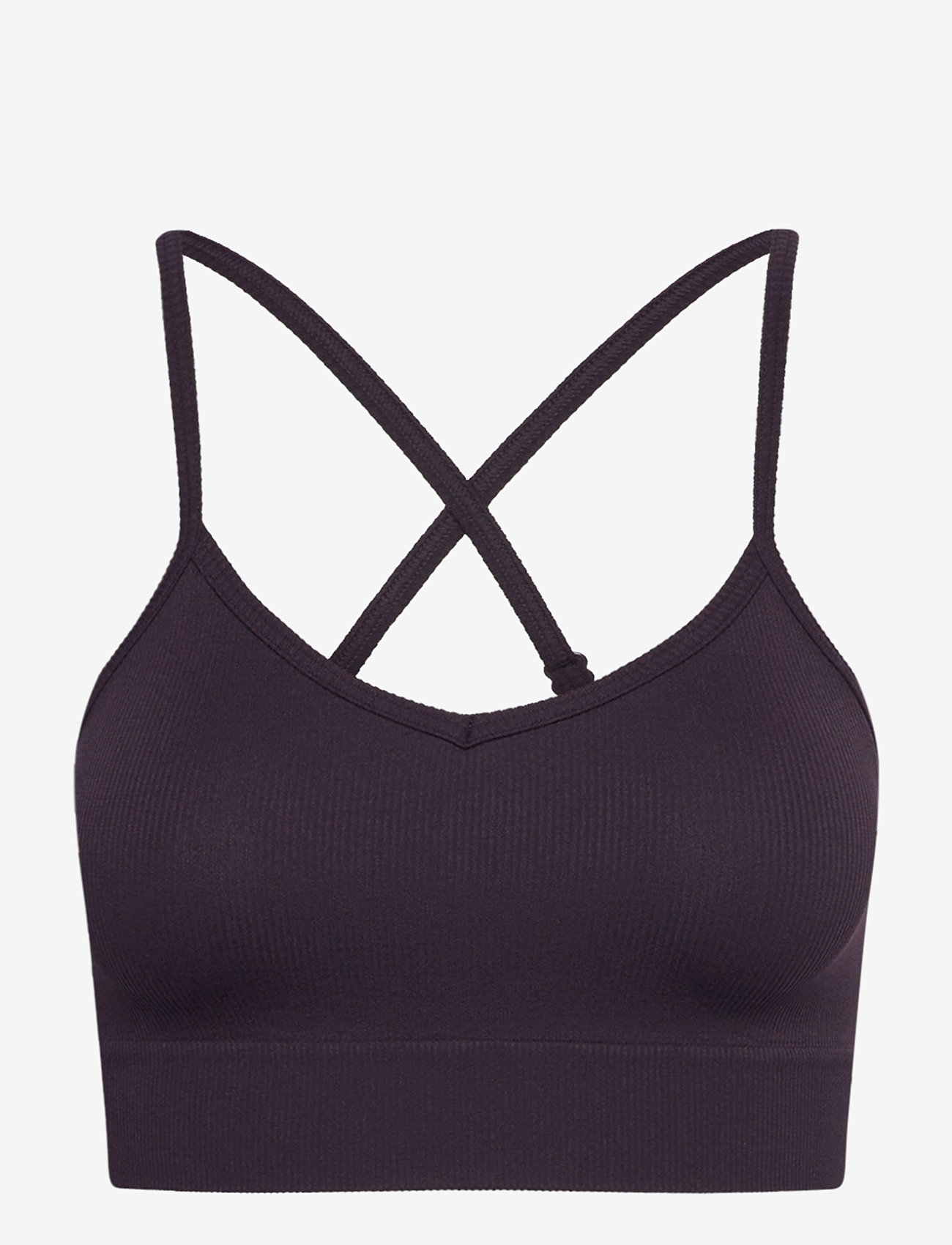 Craft - Collective Rib Strap Sports Bra W - madal toestus - dk plum - 1