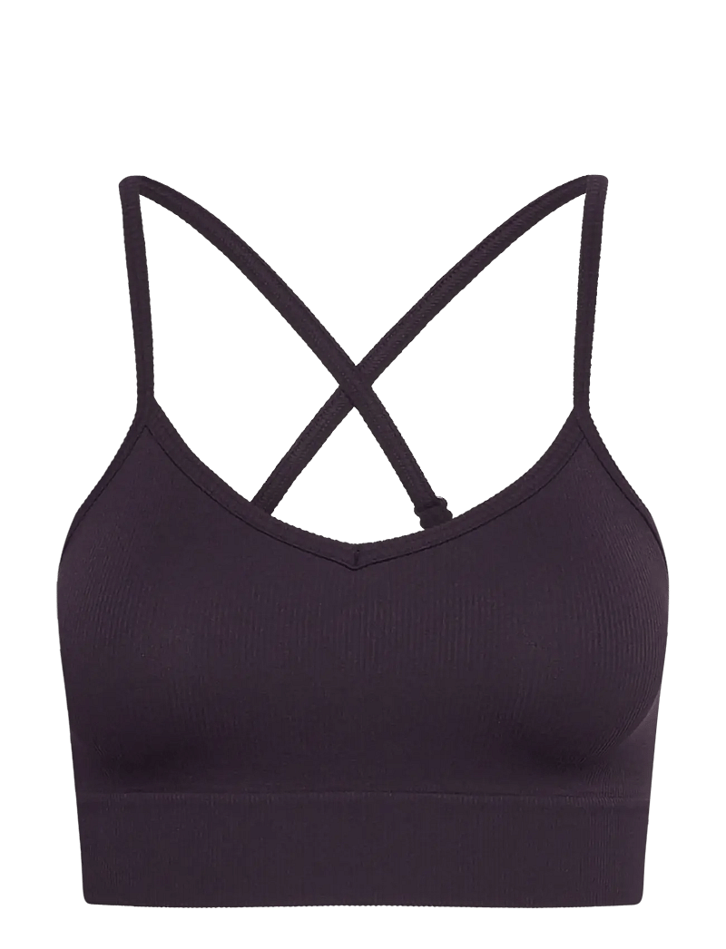 Craft - Collective Rib Strap Sports Bra W - madal toestus - dk plum - 1