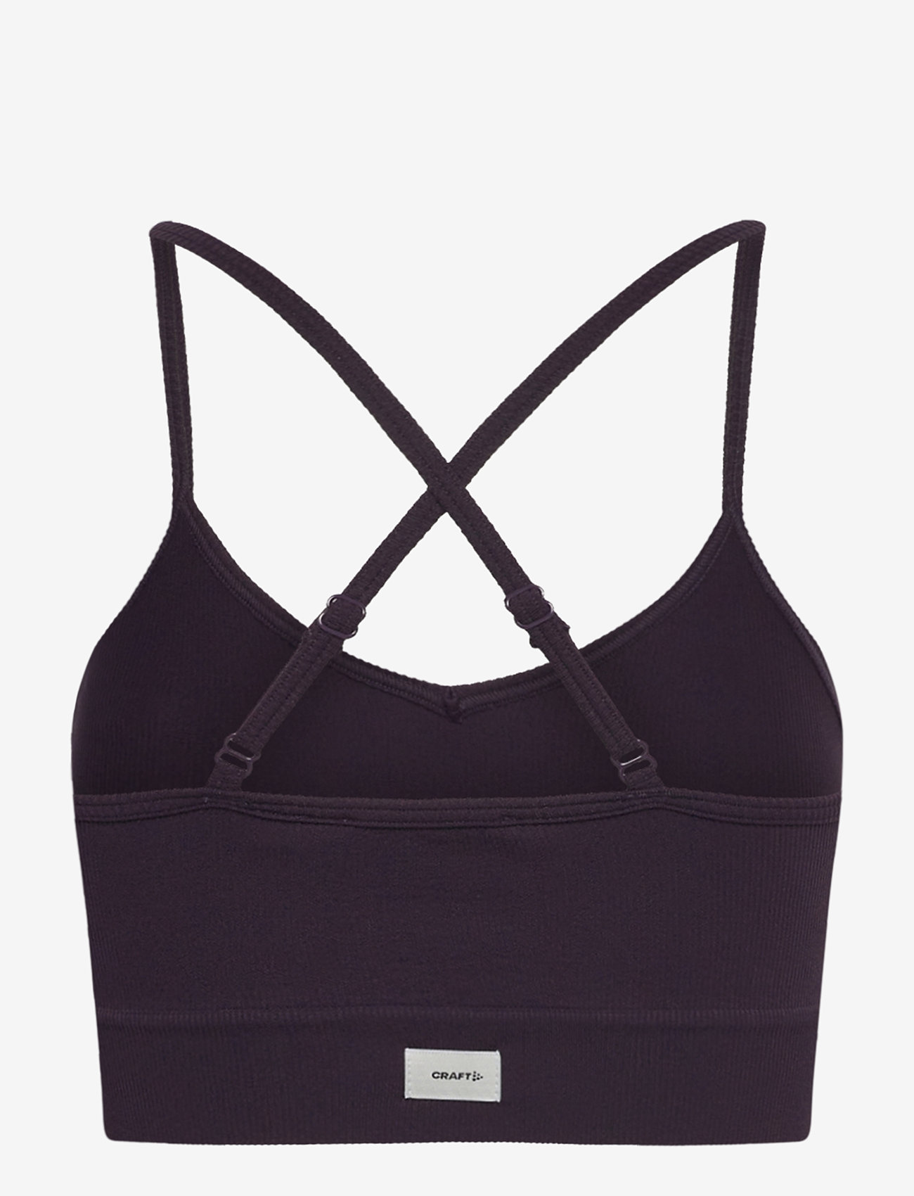 Craft - Collective Rib Strap Sports Bra W - madal toestus - dk plum - 2