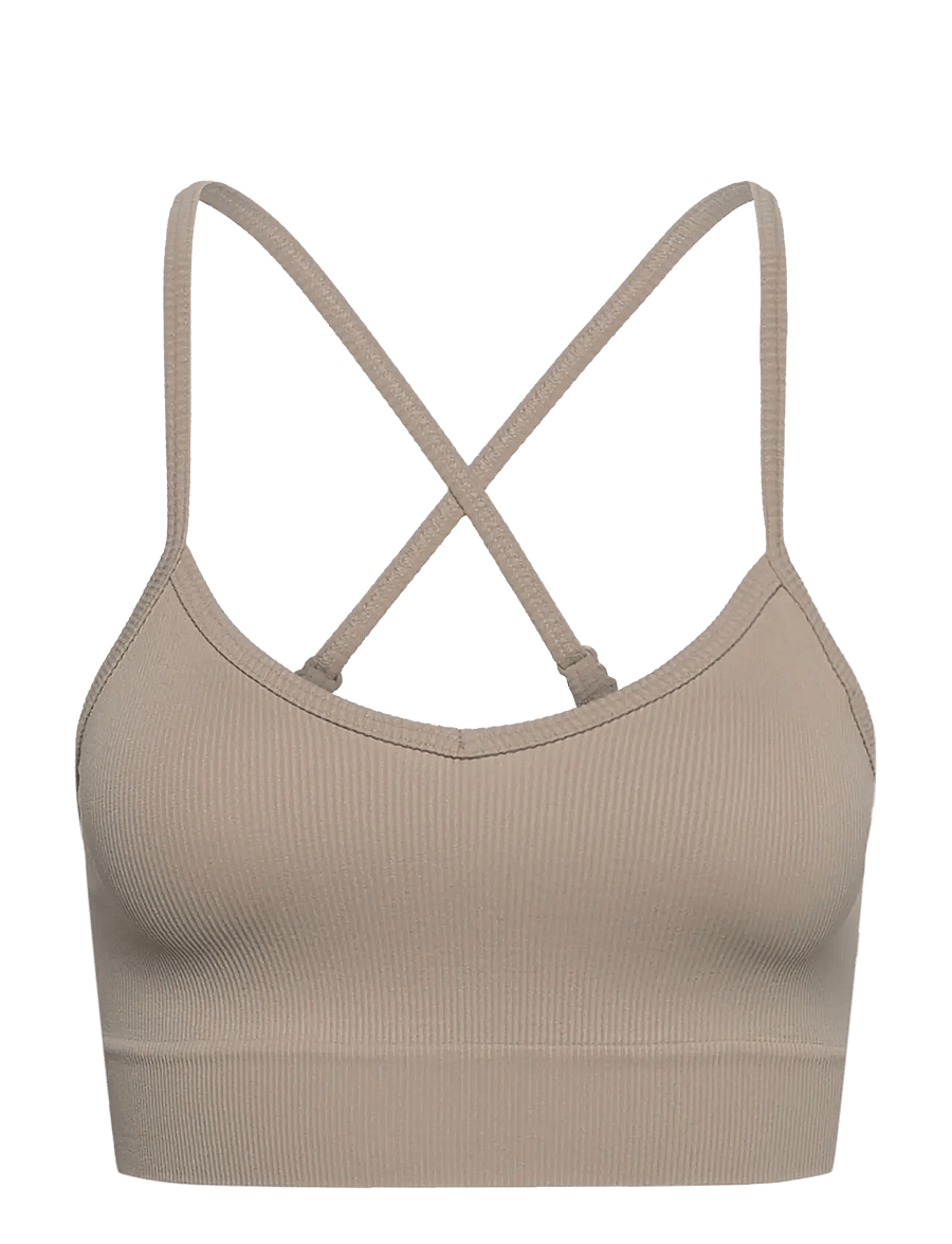 Craft - Collective Rib Strap Sports Bra W - low - hay - 0
