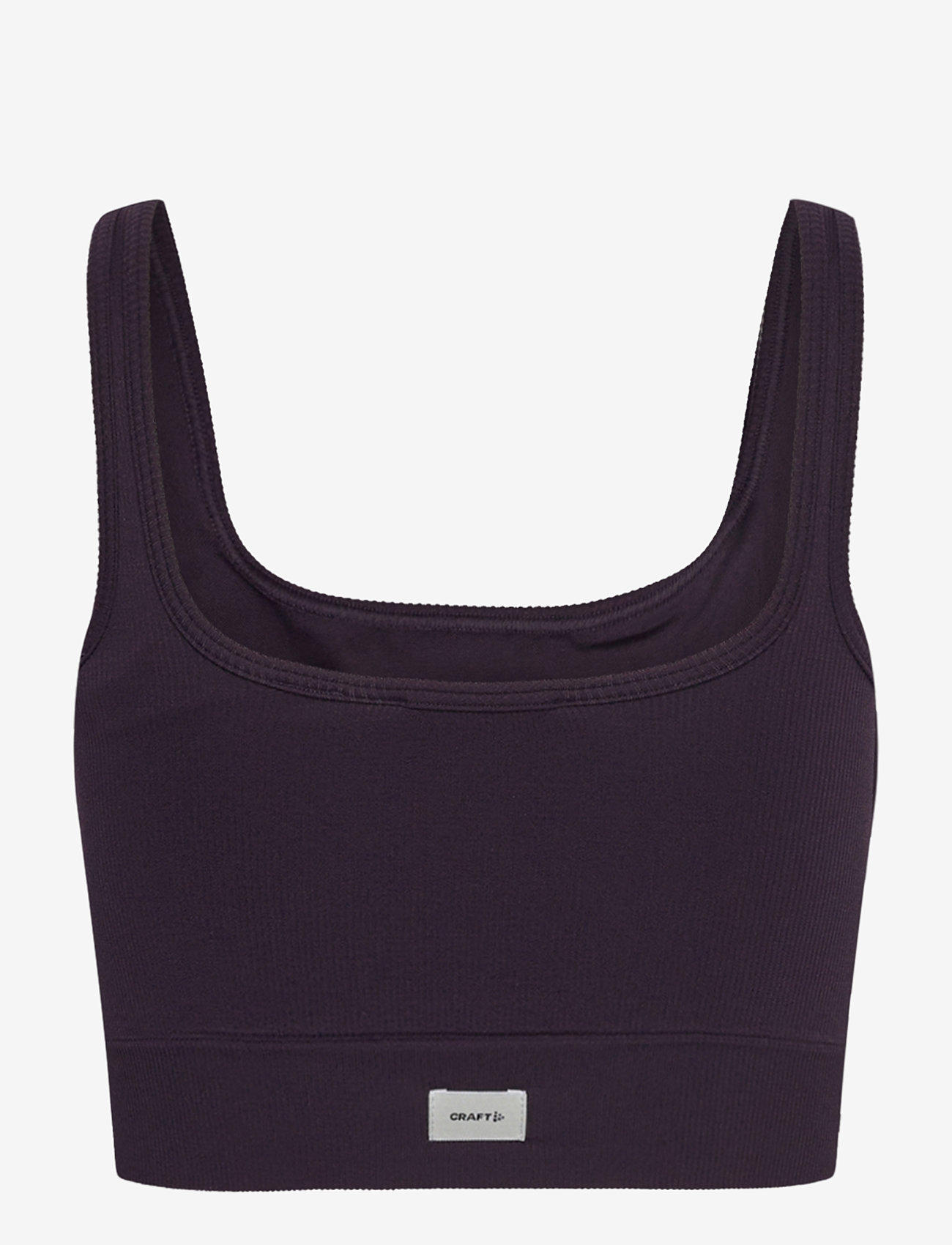 Craft - Collective Rib Sports Bra W - lav støtte - dk plum - 2