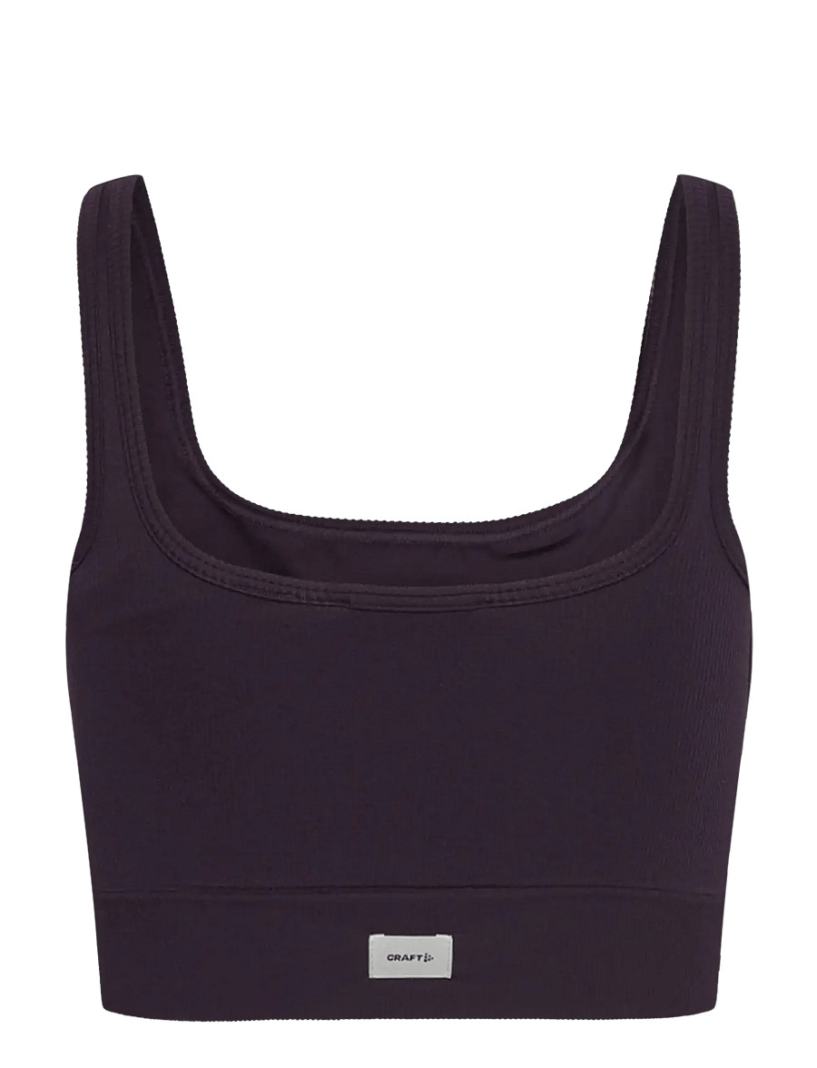 Craft - Collective Rib Sports Bra W - low - dk plum - 2