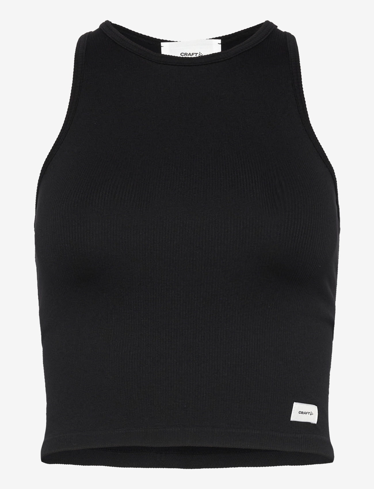 Craft - Collective Rib Tank Top W - crop tops - black - 0