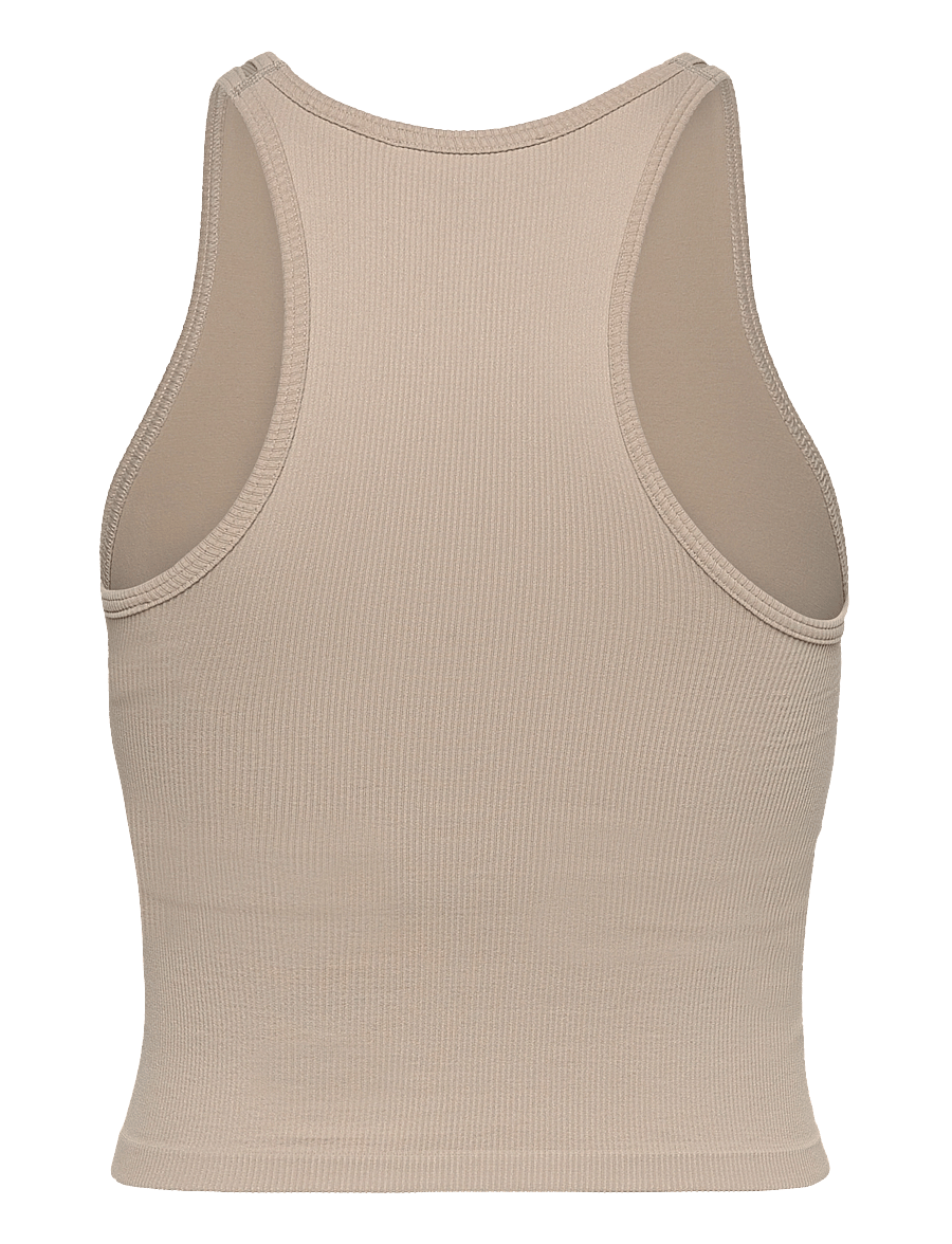Craft - Collective Rib Tank Top W - crop tops - hay - 1