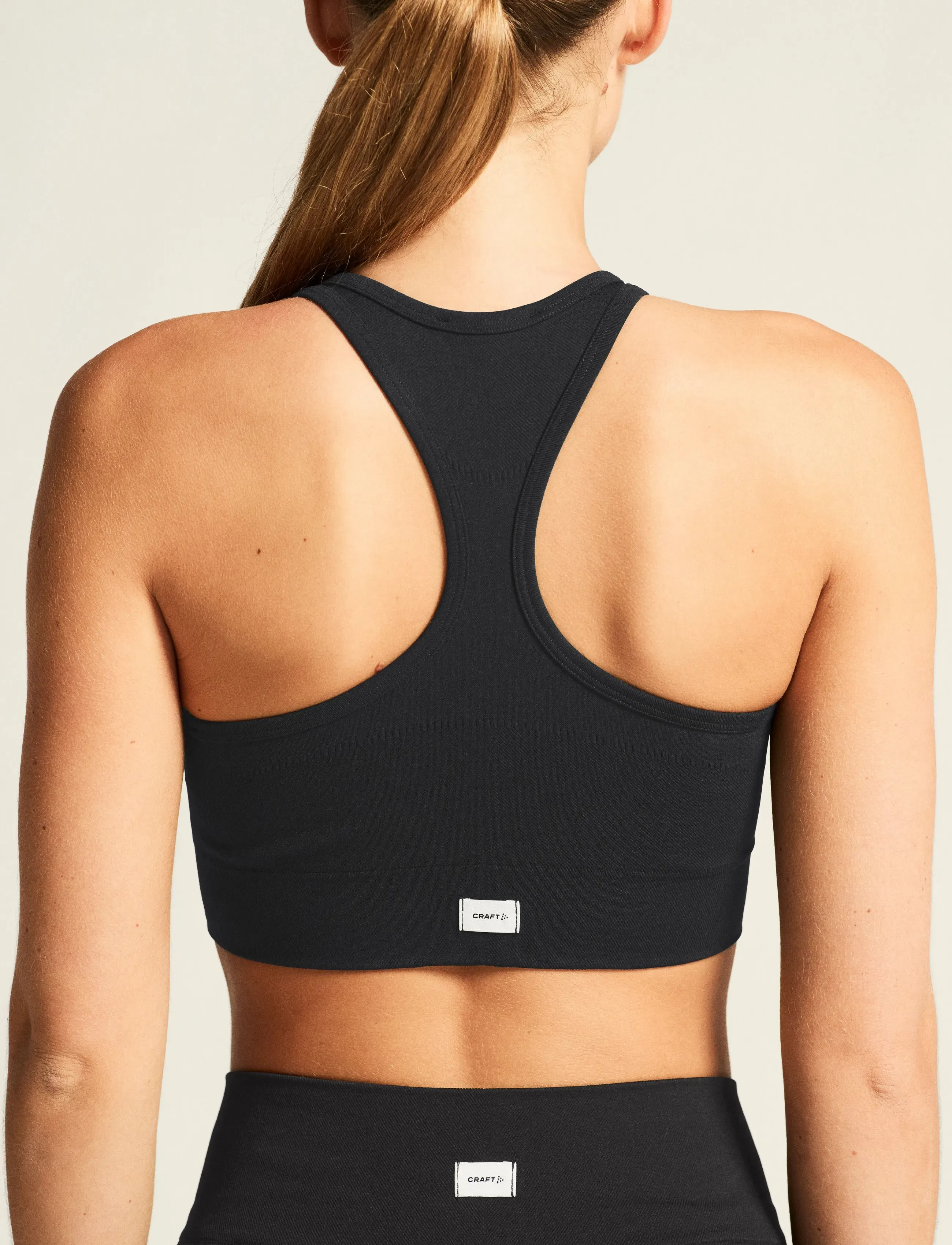 Craft - Collective Seamless Bra W - laveste priser - black - 4