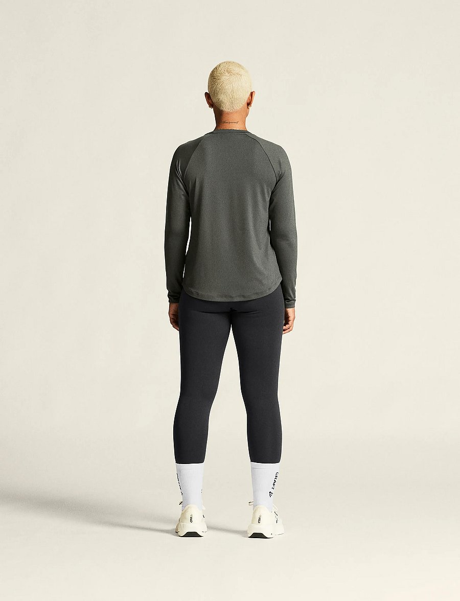 Craft - Collective Ls Tee W - top met lange mouwen - lava - 3