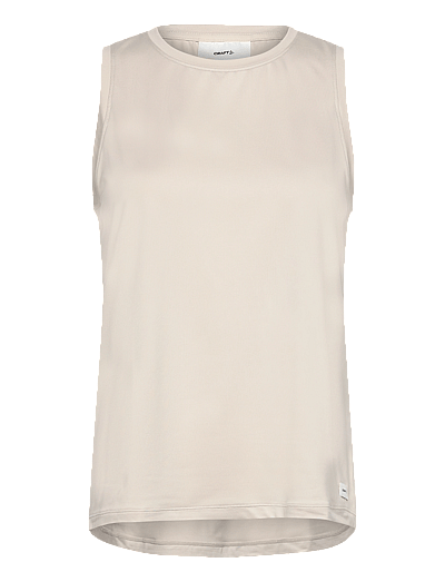 Craft Collective Singlet W - Toppar & T-shirts - PLASTER / cream