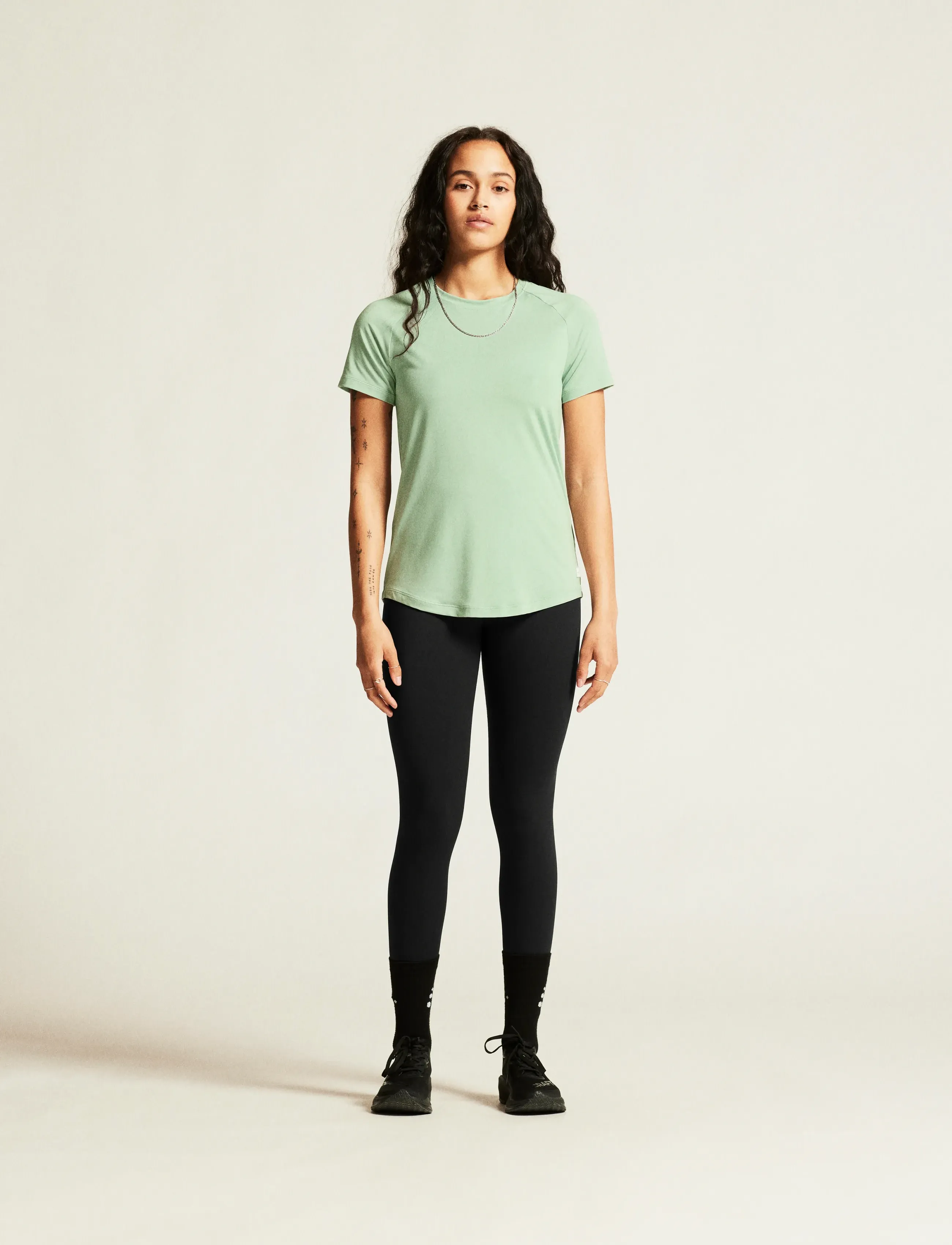 Craft Collective Ss Tee W - T-särgid - GLACIAL / green