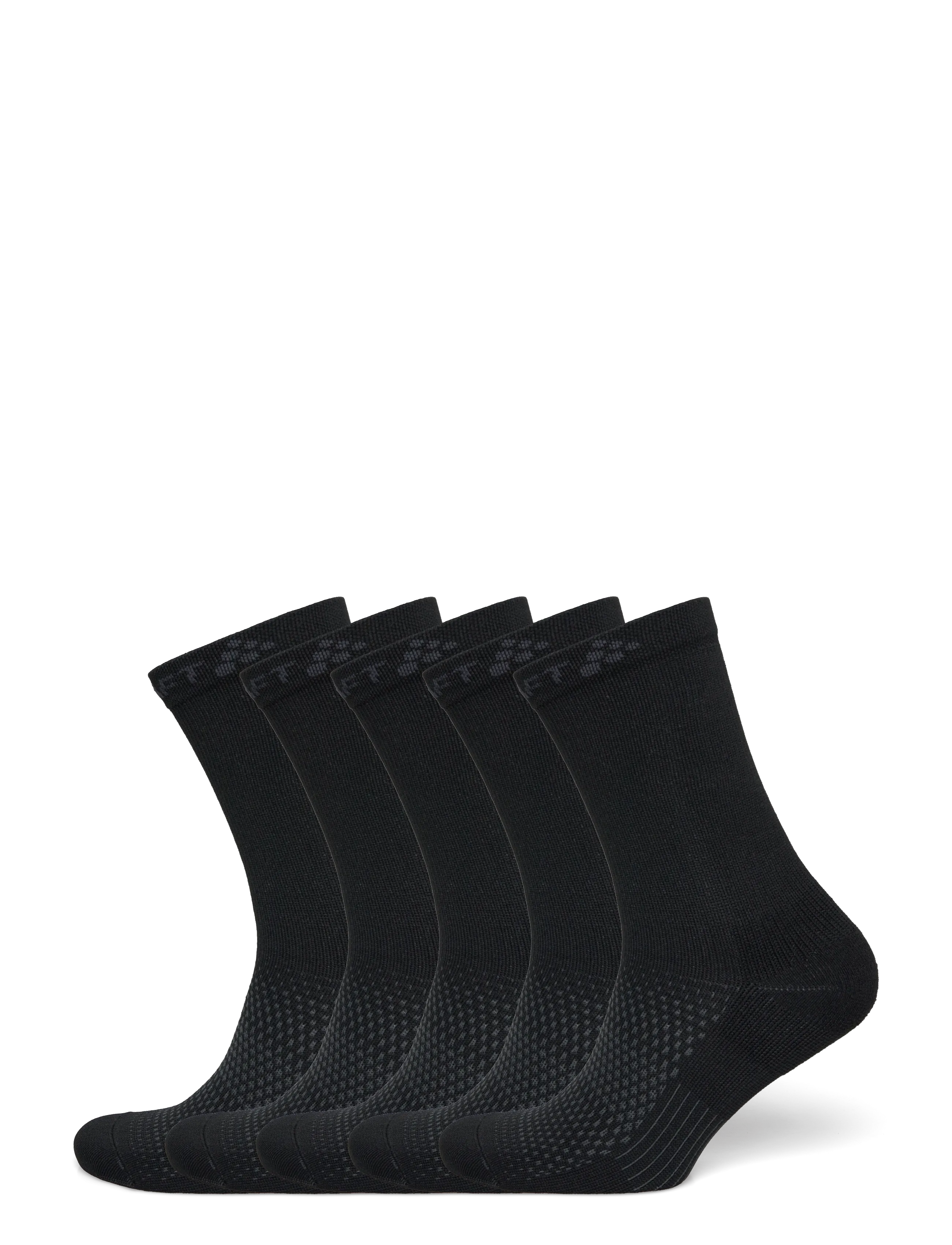 Craft ACTIVE HIGH SOCK 5-PACK - Craft - BLACK / black