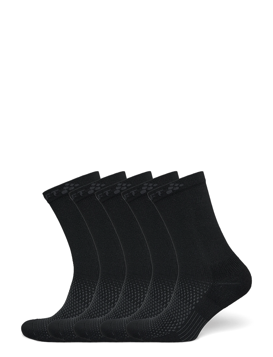 Craft - ACTIVE HIGH SOCK 5-PACK - strümpfe - black - 0