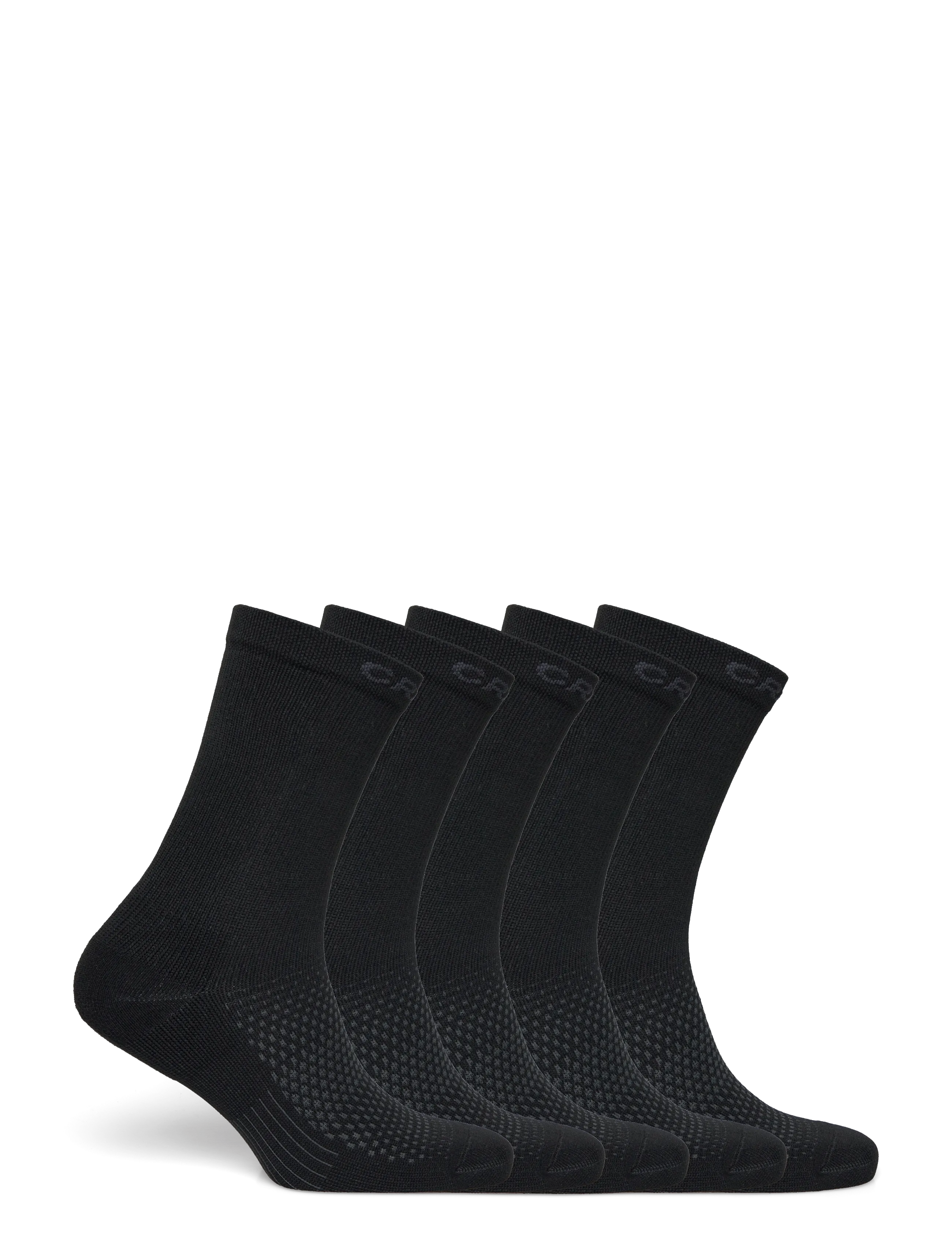 Craft - ACTIVE HIGH SOCK 5-PACK - laveste priser - black - 1