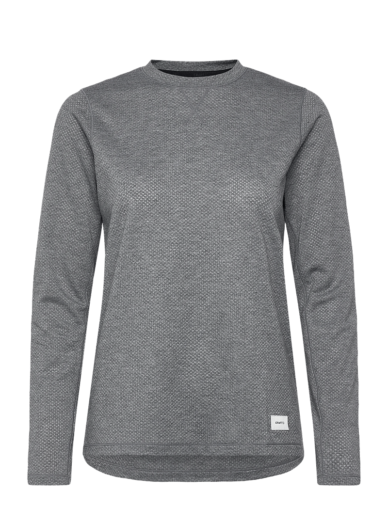 Craft - Thermal Mesh Cn W - top met lange mouwen - dk grey melange - 0