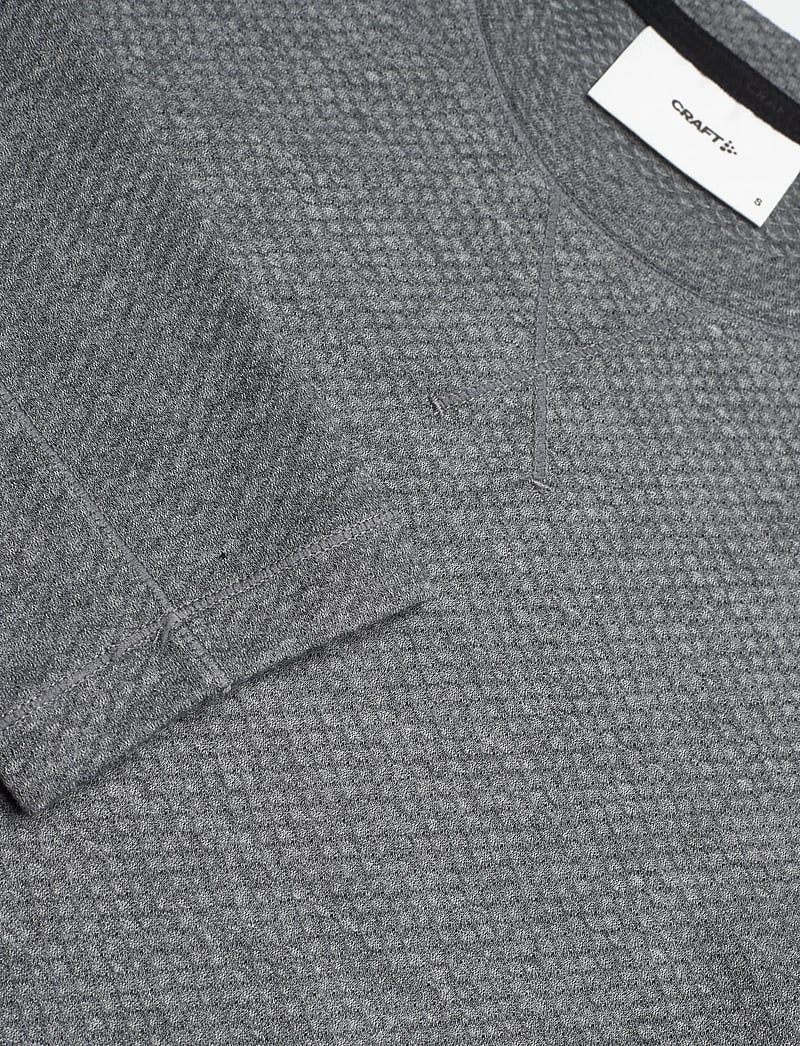 Craft - Thermal Mesh Cn W - top met lange mouwen - dk grey melange - 2
