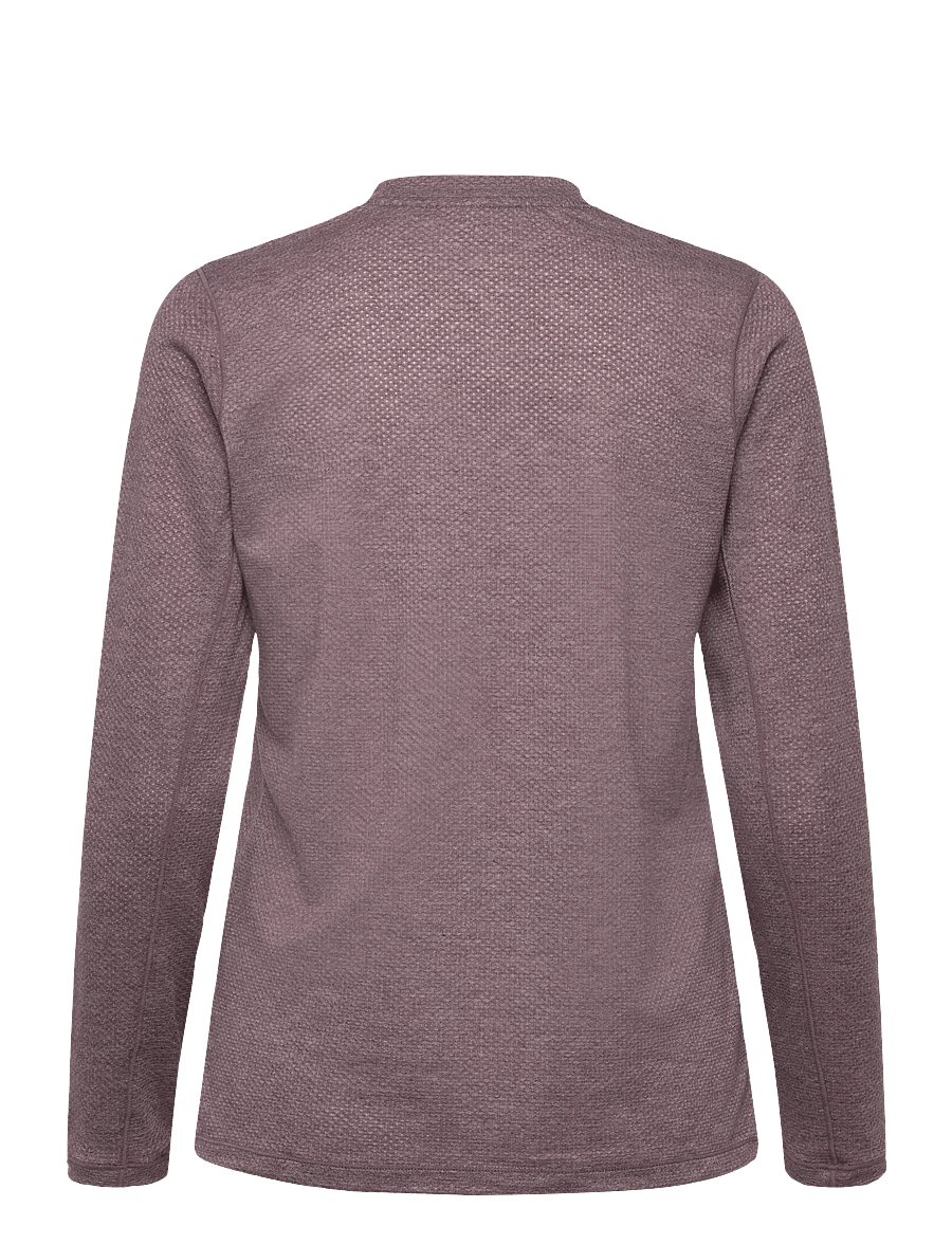 Craft - THERMAL MESH CN W - langarmshirts - flint melange - 1
