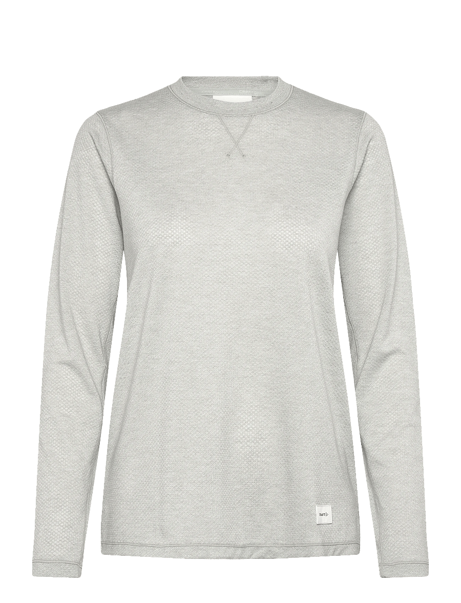 Craft - THERMAL MESH CN W - langarmshirts - pigeon melange - 0
