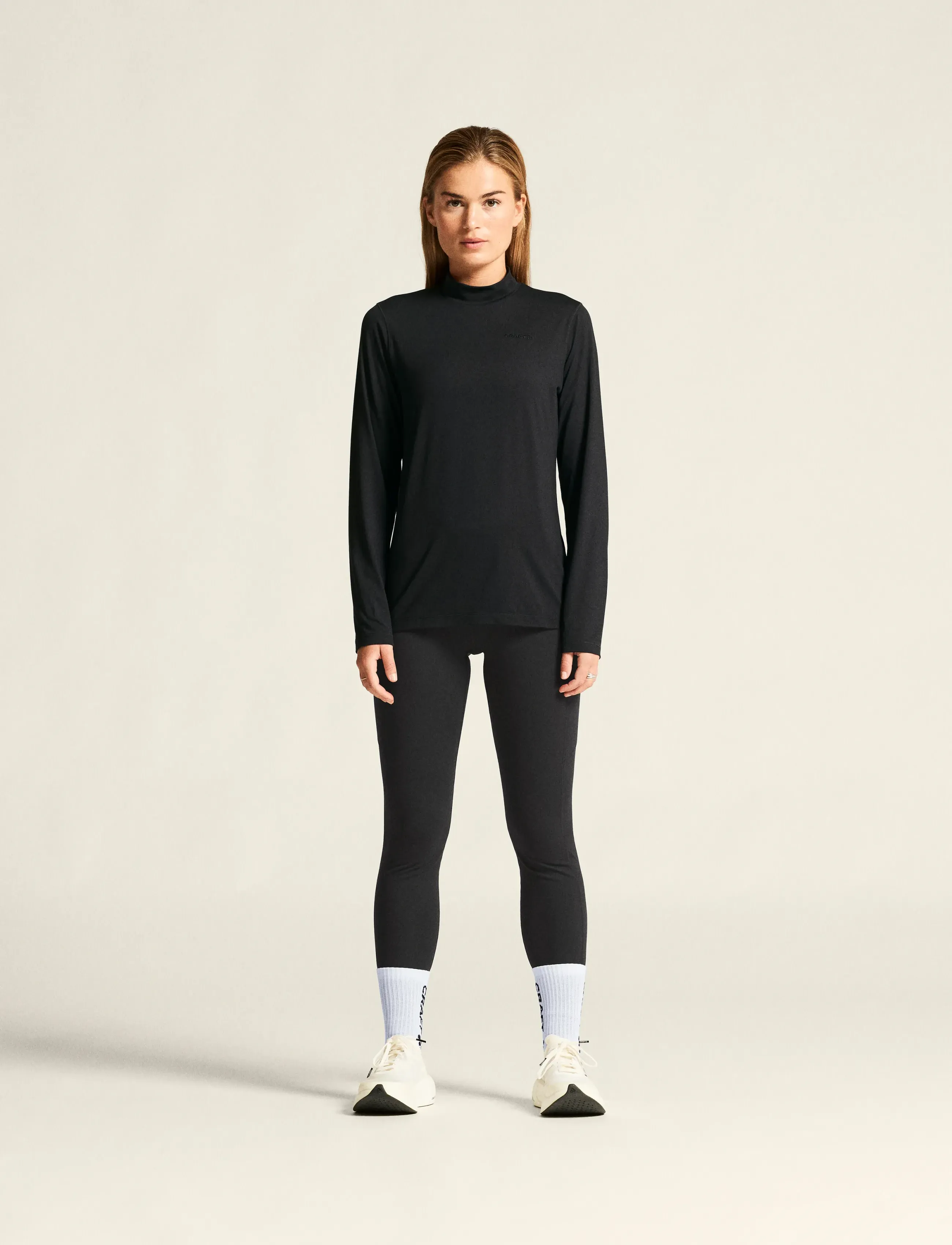 Craft Flow Mn Ls W, L, Black, Sports Overdele & T-shirts > Sport Long Sleeve Overdele, Dame