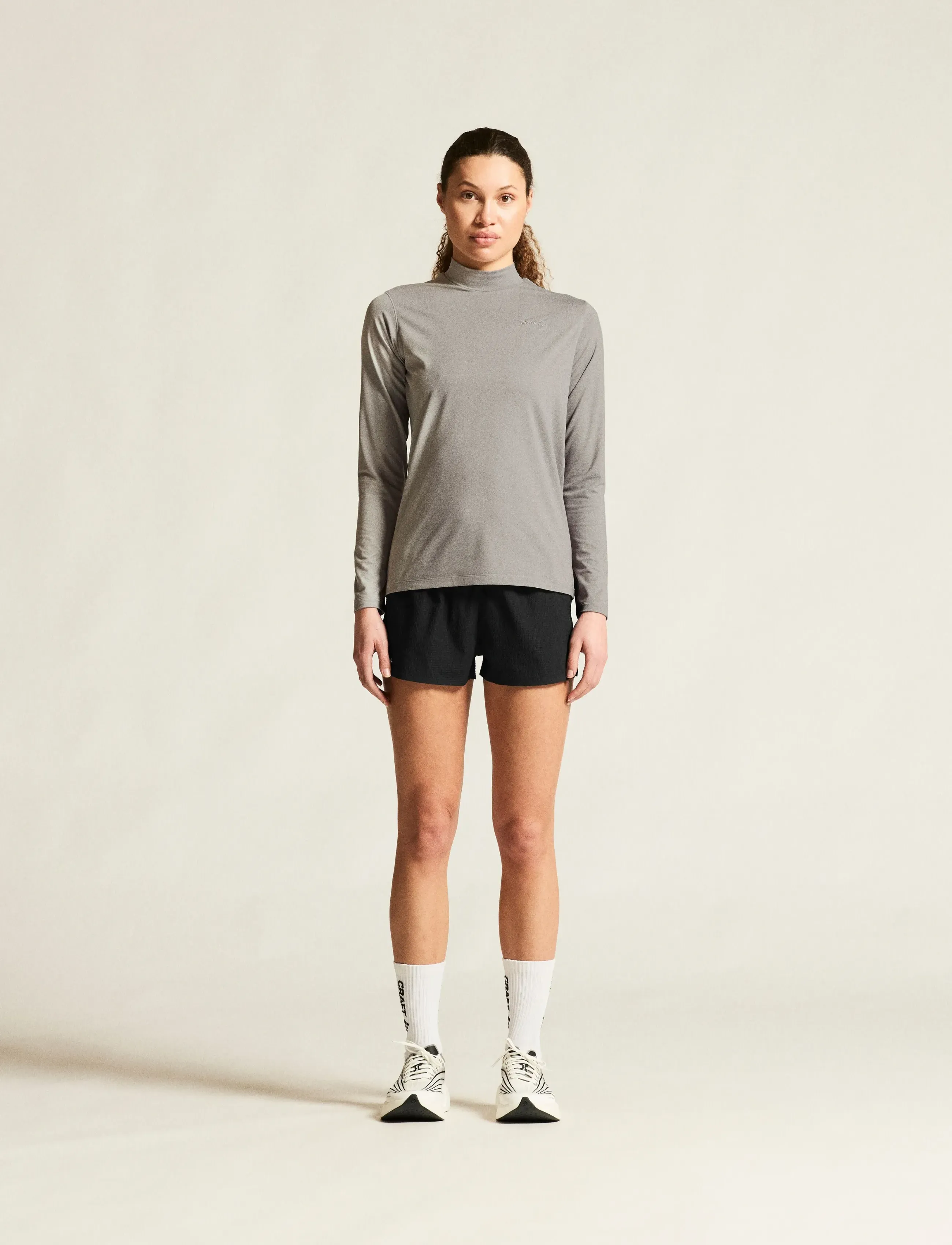 Craft Flow Mn Ls W - Långärmade tröjor - GREY MELANGE / grey