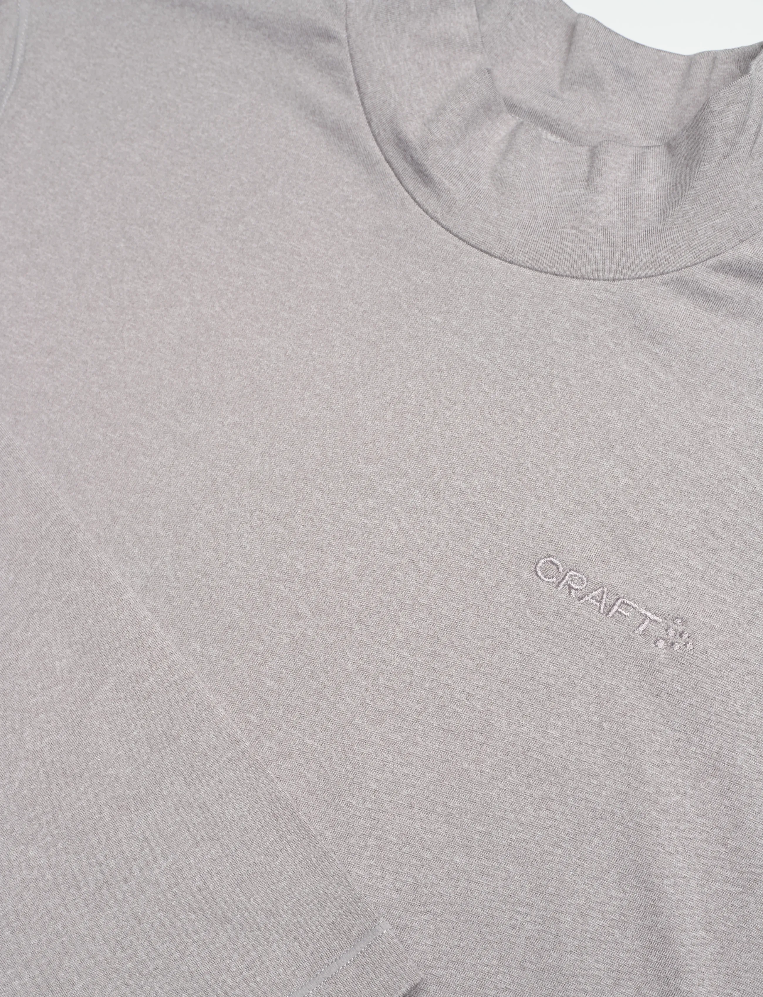 Craft - FLOW MN LS W - longsleeved tops - grey melange - 5