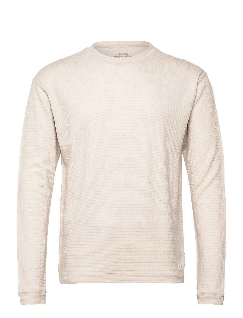 Craft - Wool Waffle Rn M - langarmshirts - plaster - 0