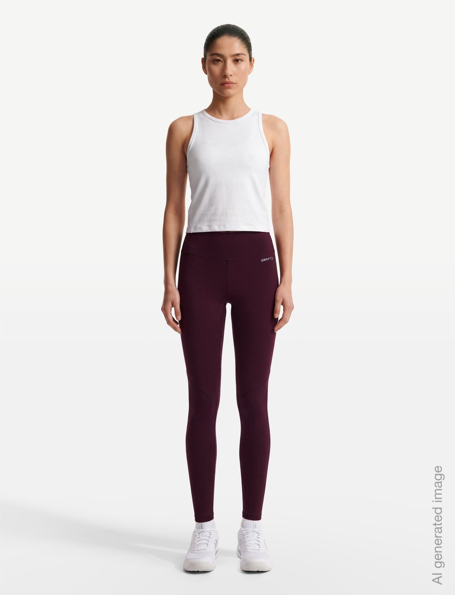 Craft - Adv Essence Warm Wind Tights 2 W - volle länge - dk fig - 0