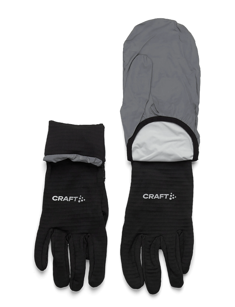 Craft - ESSENCE HYBRID GLOVE - fingervantar - black/silver - 2