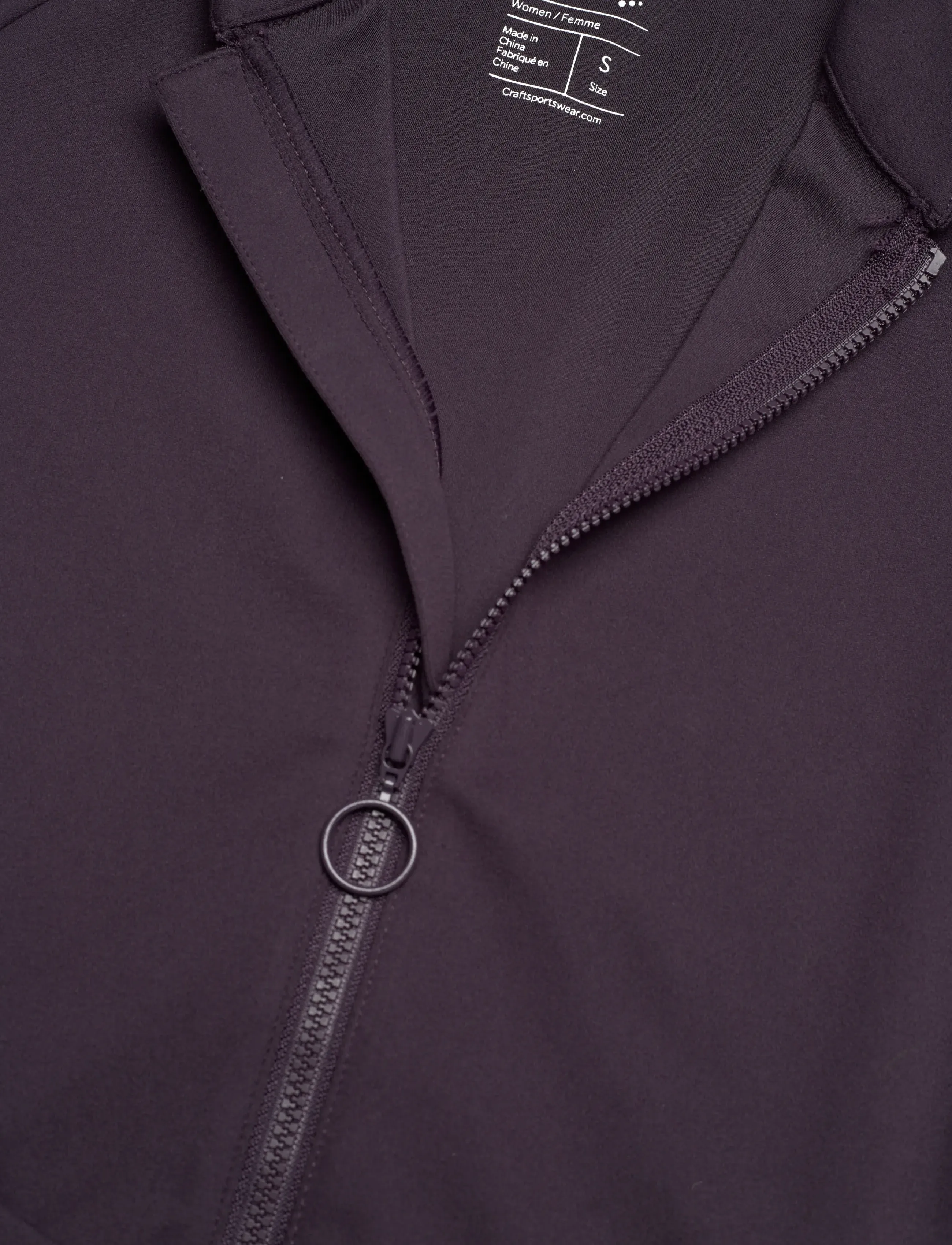 Craft - Collective Zip Sweater W - oberteile - dk plum - 5