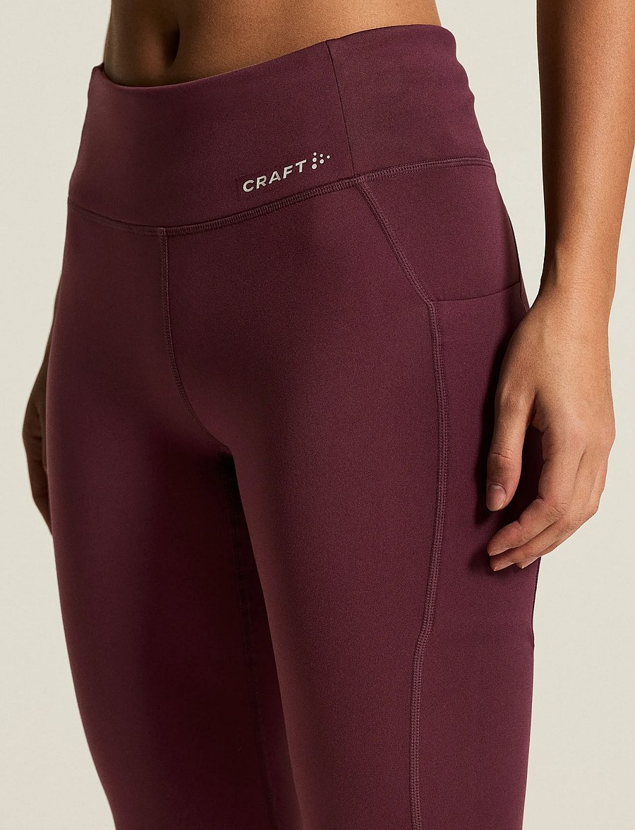 Craft - ADV ESSENCE WARM TIGHTS 3 W - volle länge - dk fig - 4