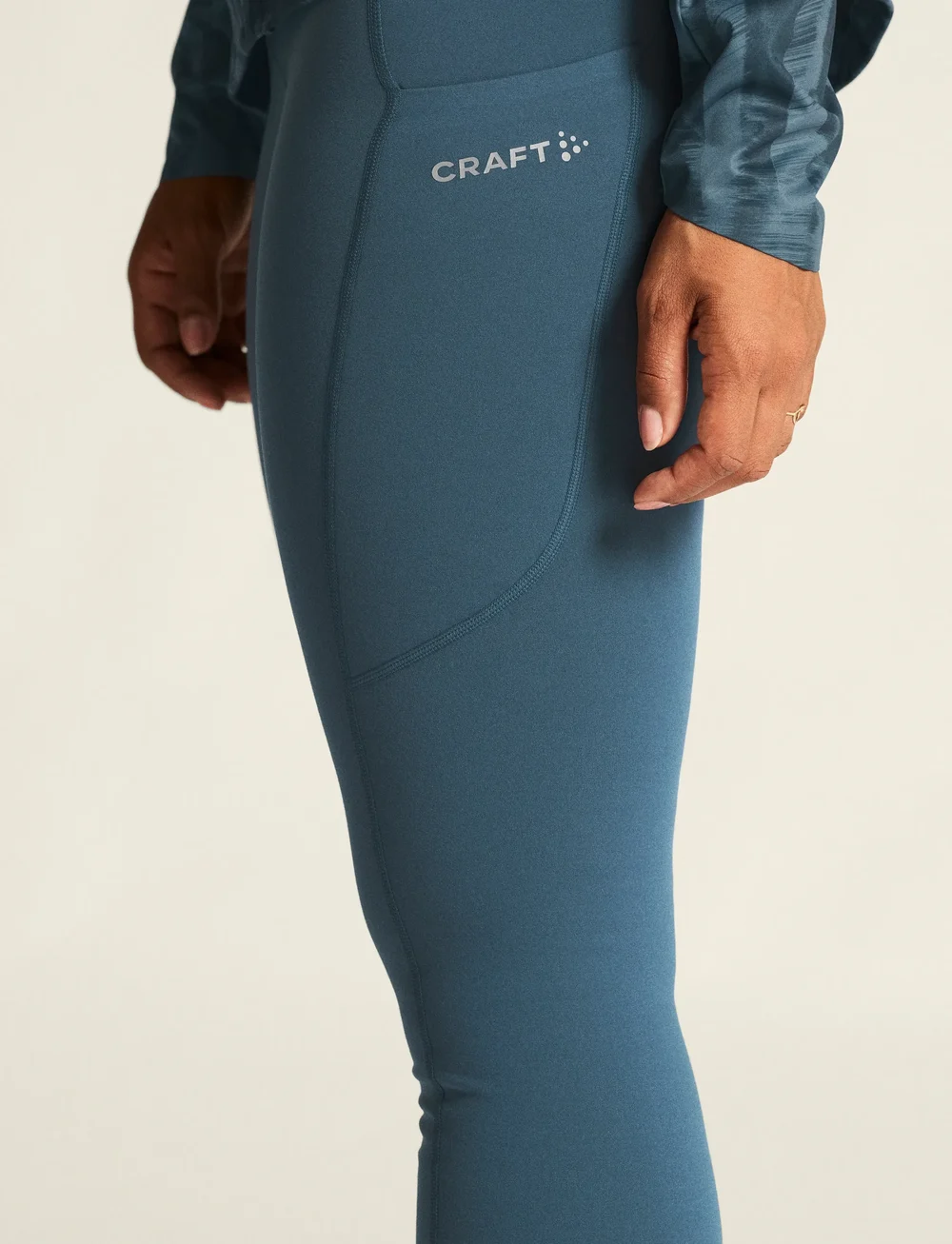 Craft - Adv Essence Warm Tights 3 W - löpartights - north - 4