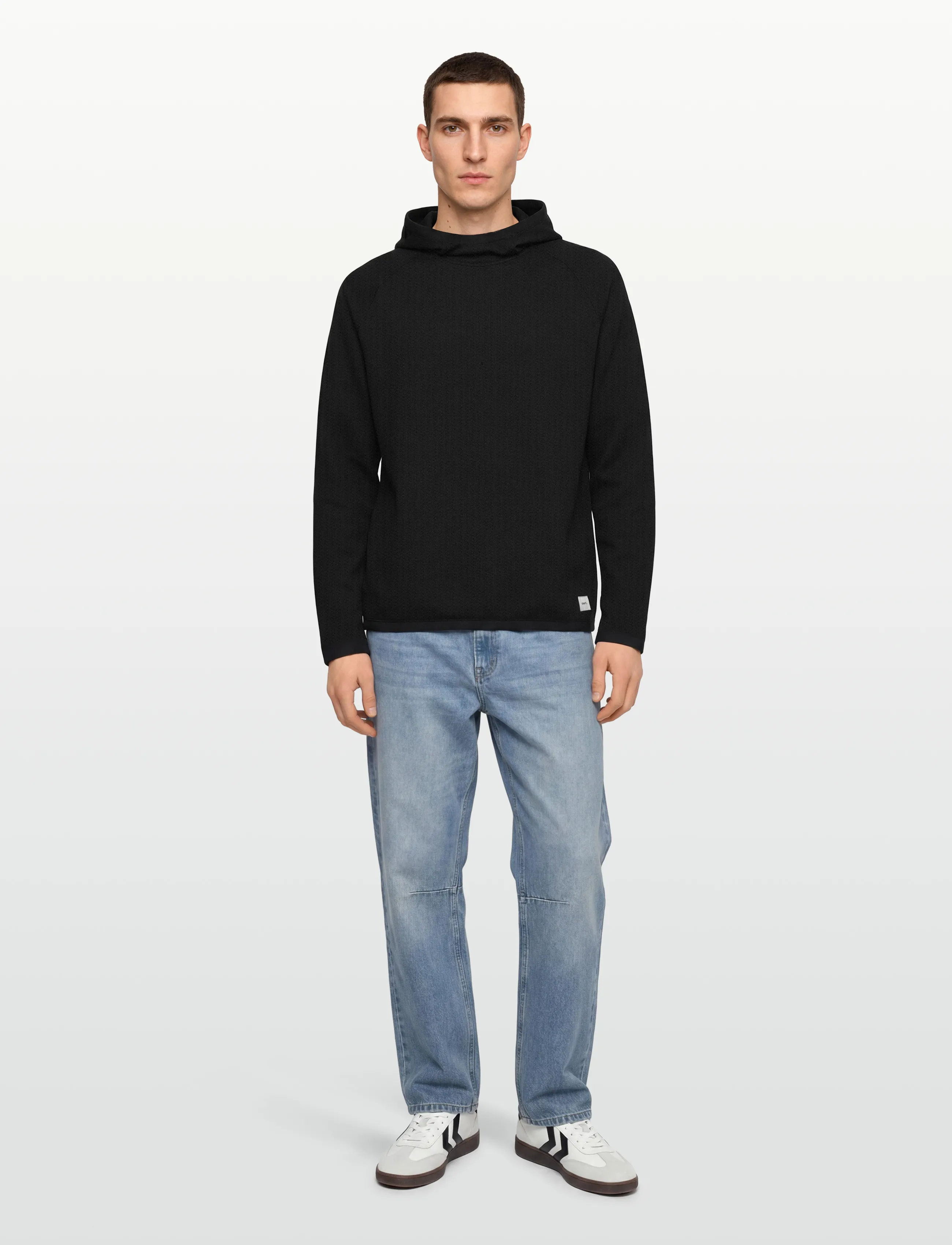 Craft Grid Hood M, M, Black, Sport Sweatshirts & Hoodies > Sport Hoodies, Herre