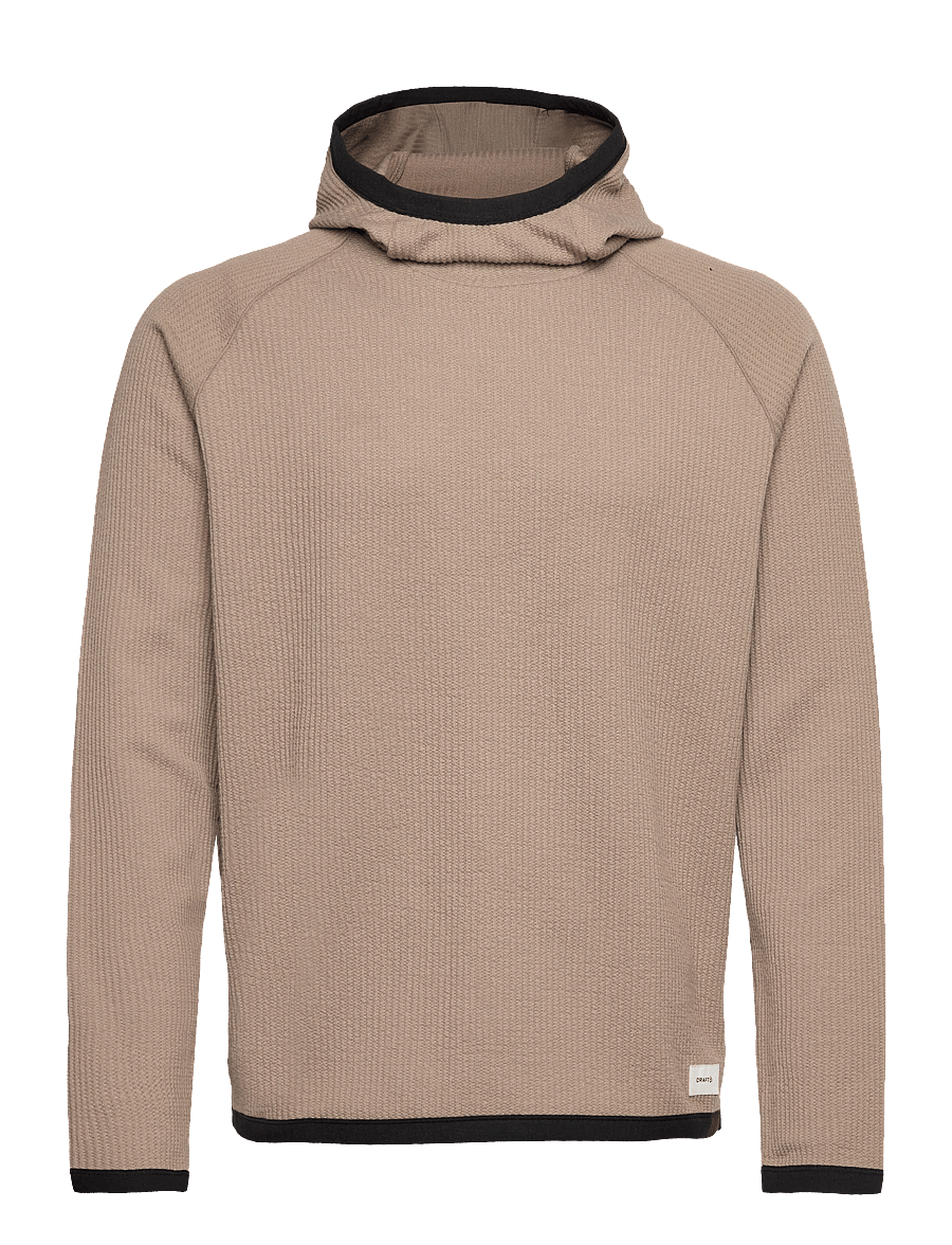 Craft - Grid Hood M - kapuutsiga dressipluusid - taupe - 1
