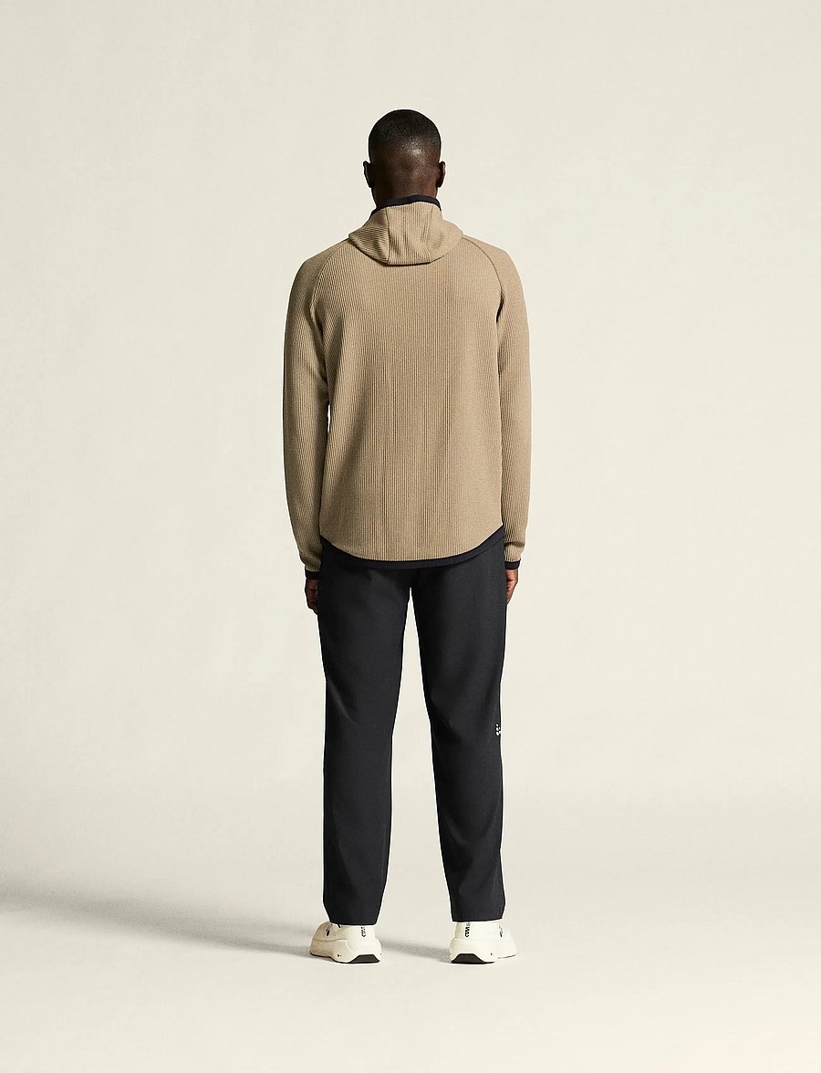 Craft - Grid Hood M - kapuutsiga dressipluusid - taupe - 3