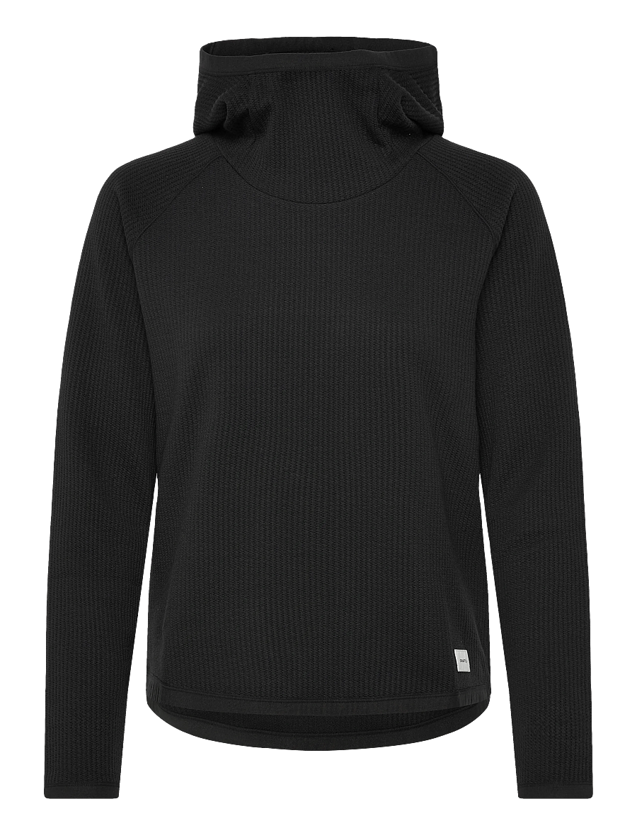 Craft - Grid Hood W - dressipluusid ja pusad - black - 1