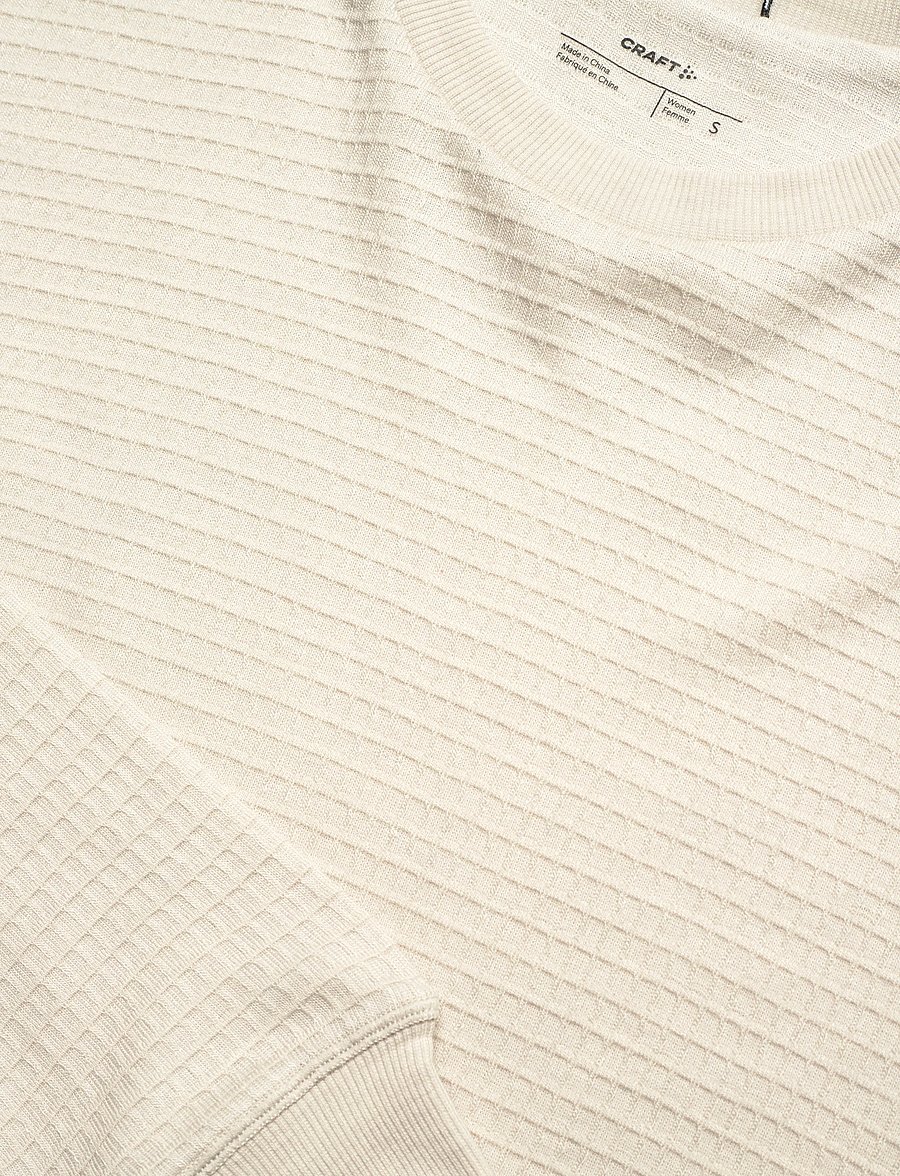 Craft - Wool Waffle Rn W - langærmede t-shirts - plaster - 2