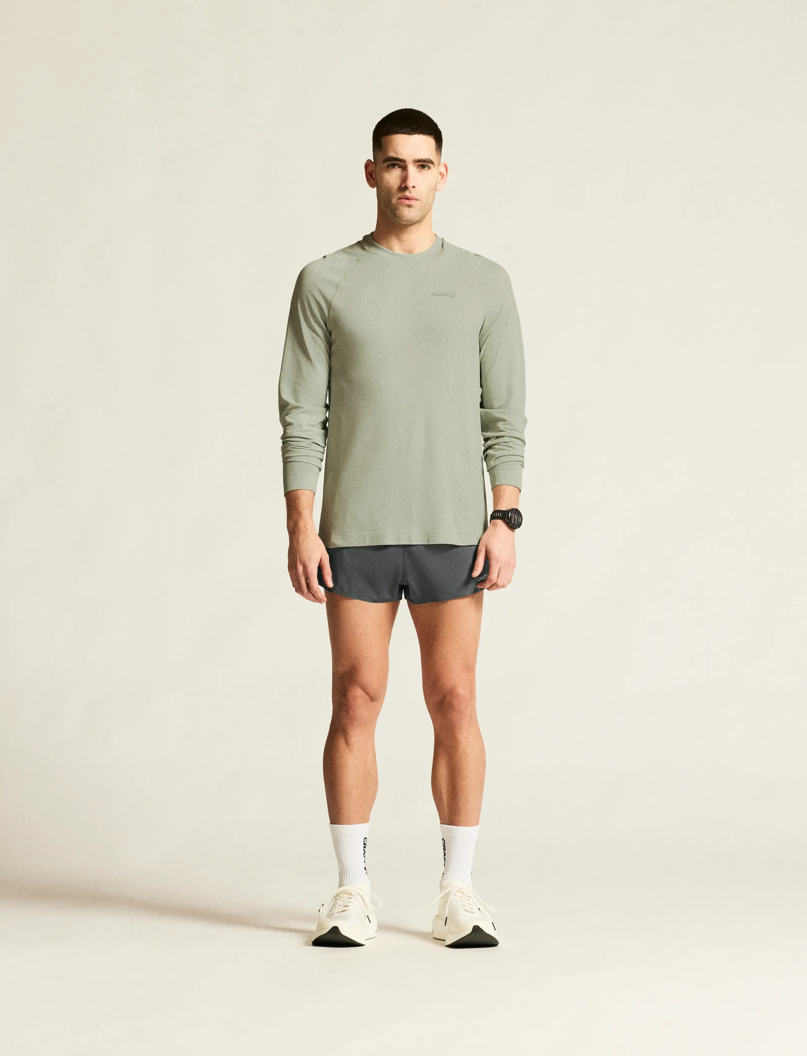 Craft Active Comfort Ls 2 M, Sport Fleeces & Midlayers, Grau - Männerswear