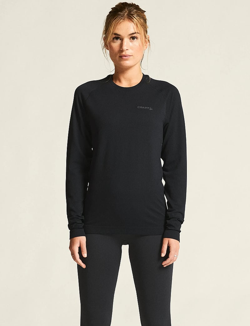 Craft - ACTIVE COMFORT LS 2 W - långärmade tröjor - black - 0