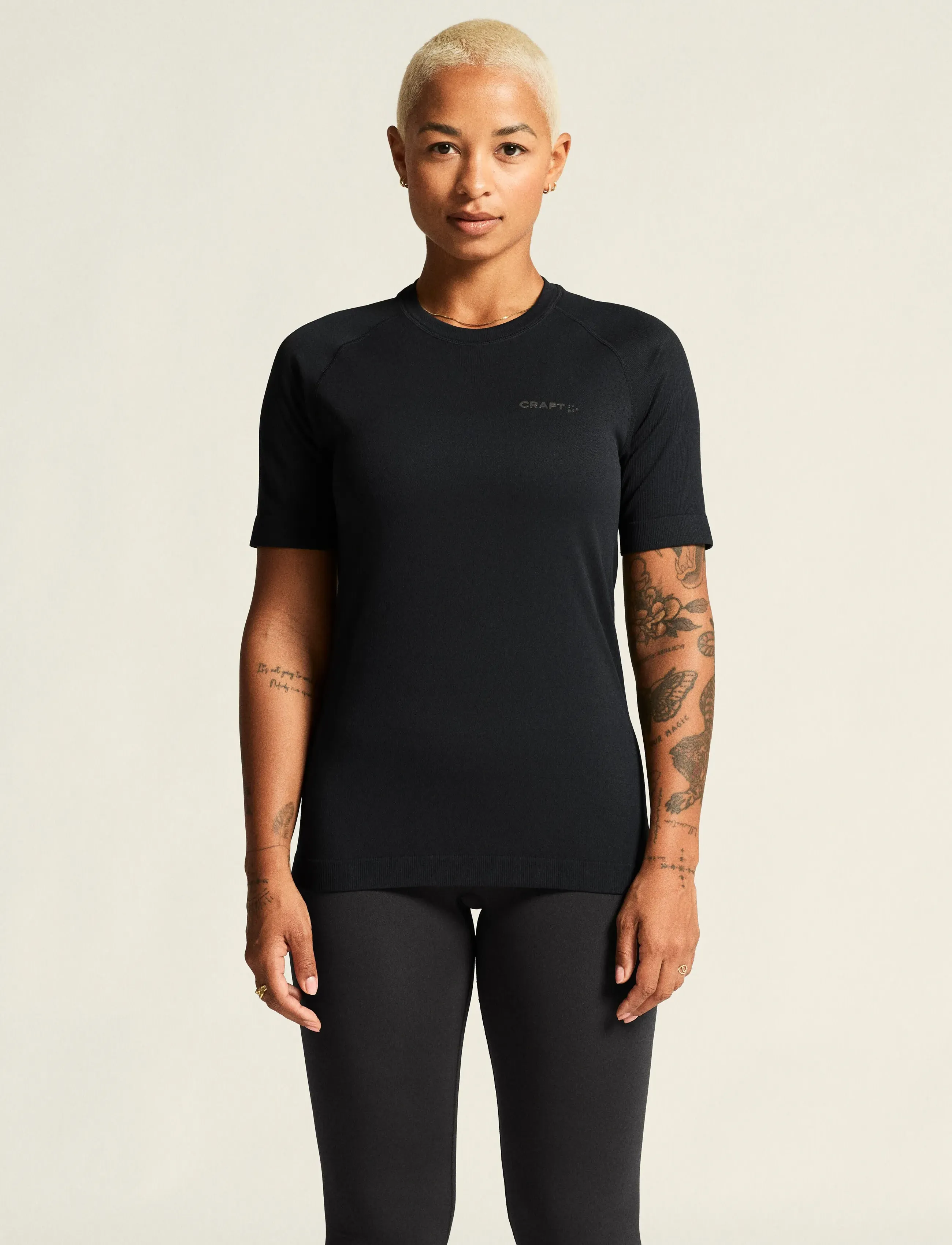 Craft Active Comfort Ss 2 W, Kvinder, Aktiv T-Shirt, Sort, Str: XL