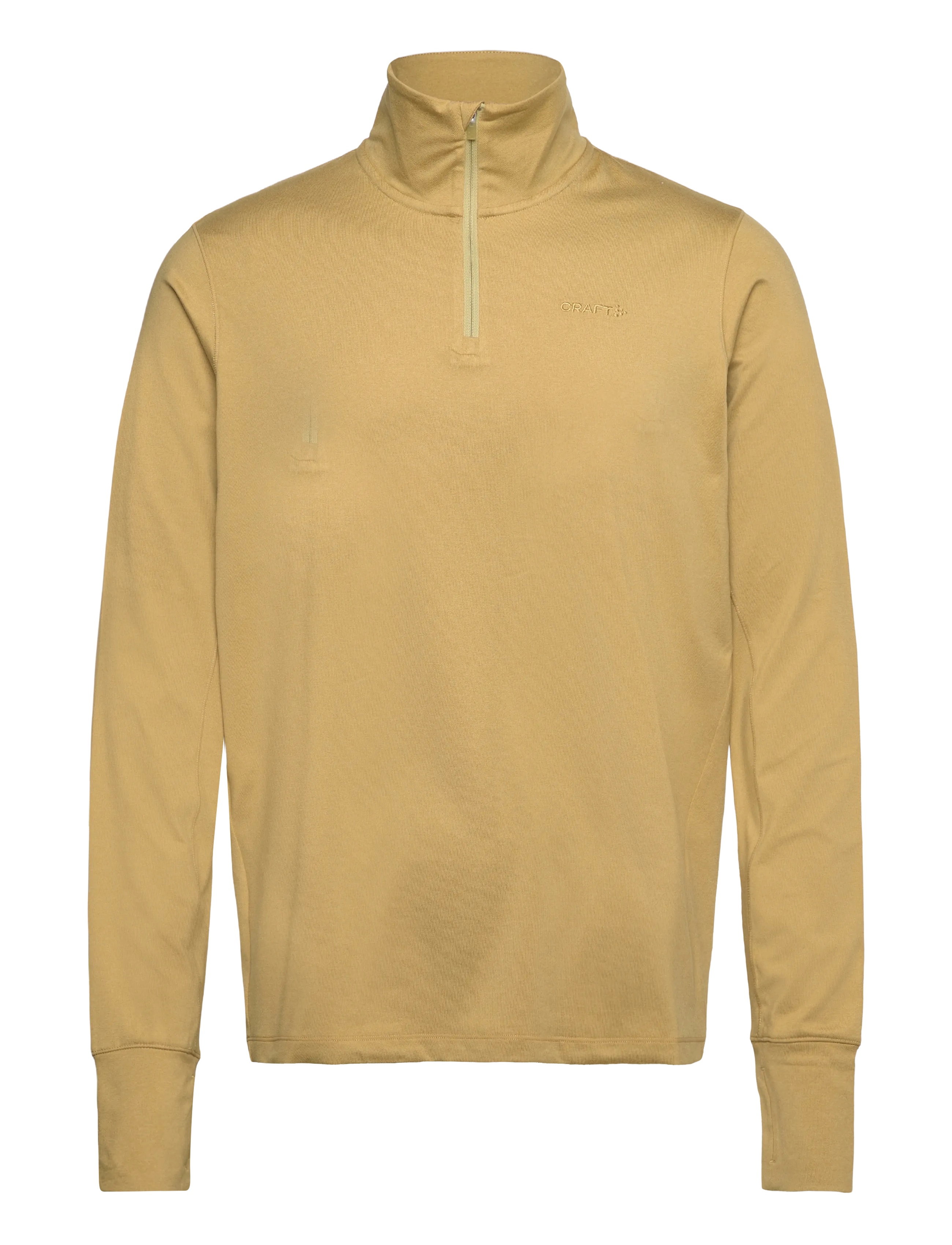 Craft Flow Hz Ls M - Craft - KHAKI MELANGE / khaki/green