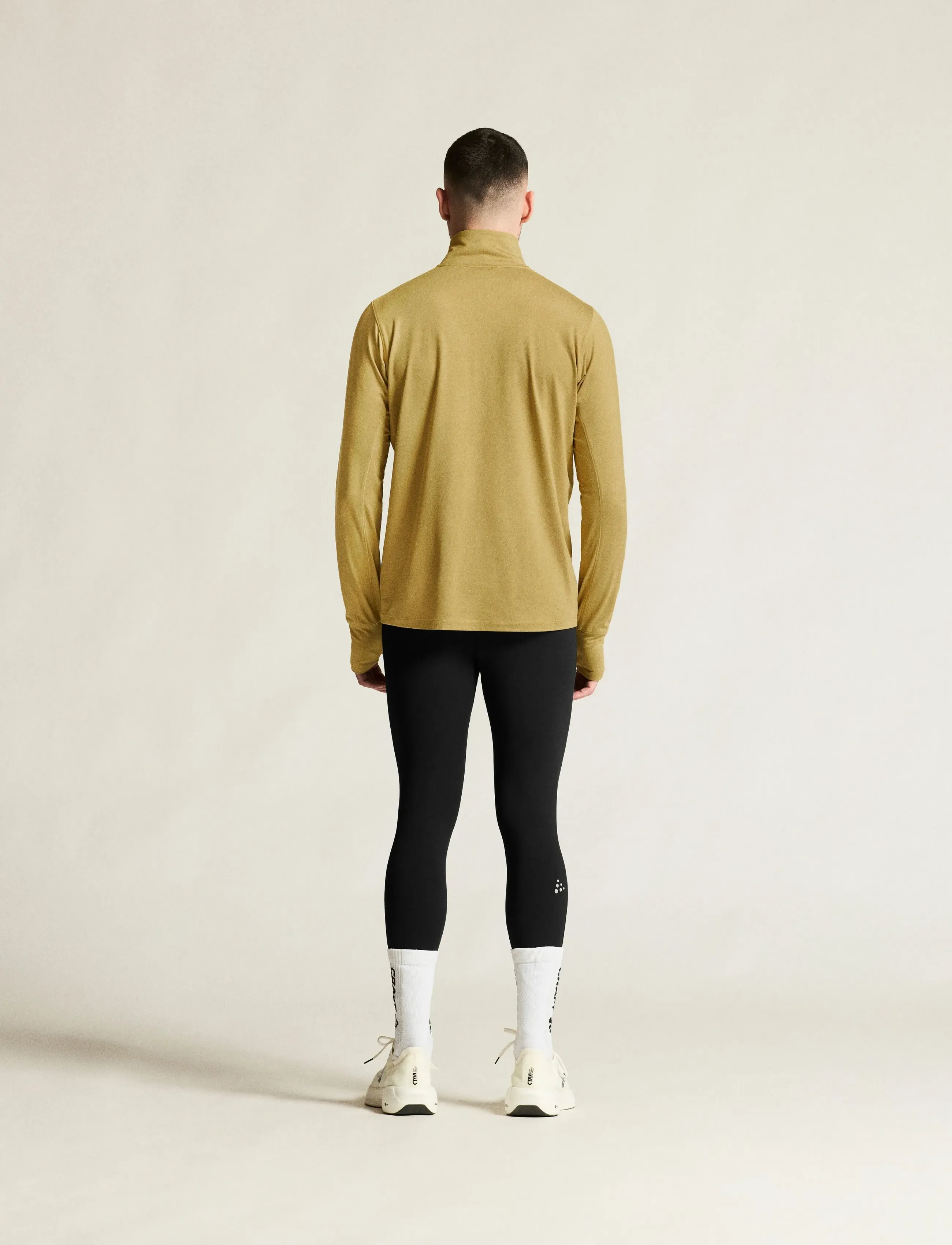 Craft - Flow Hz Ls M - flīsa un siltās jakas - khaki melange - 3